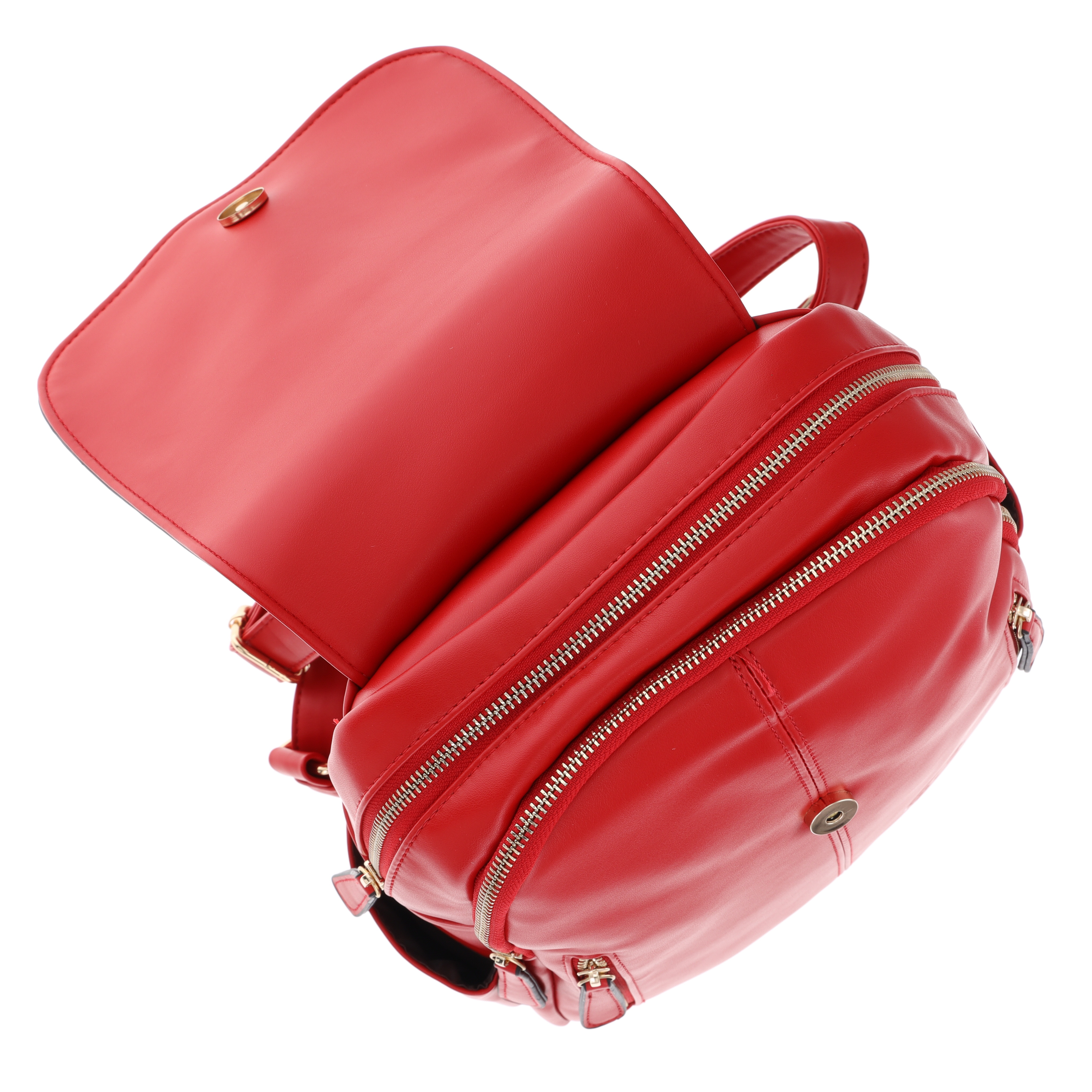Fabigun Concealed Carry Backpack 1951 Red Leather FAB1951RED View 13