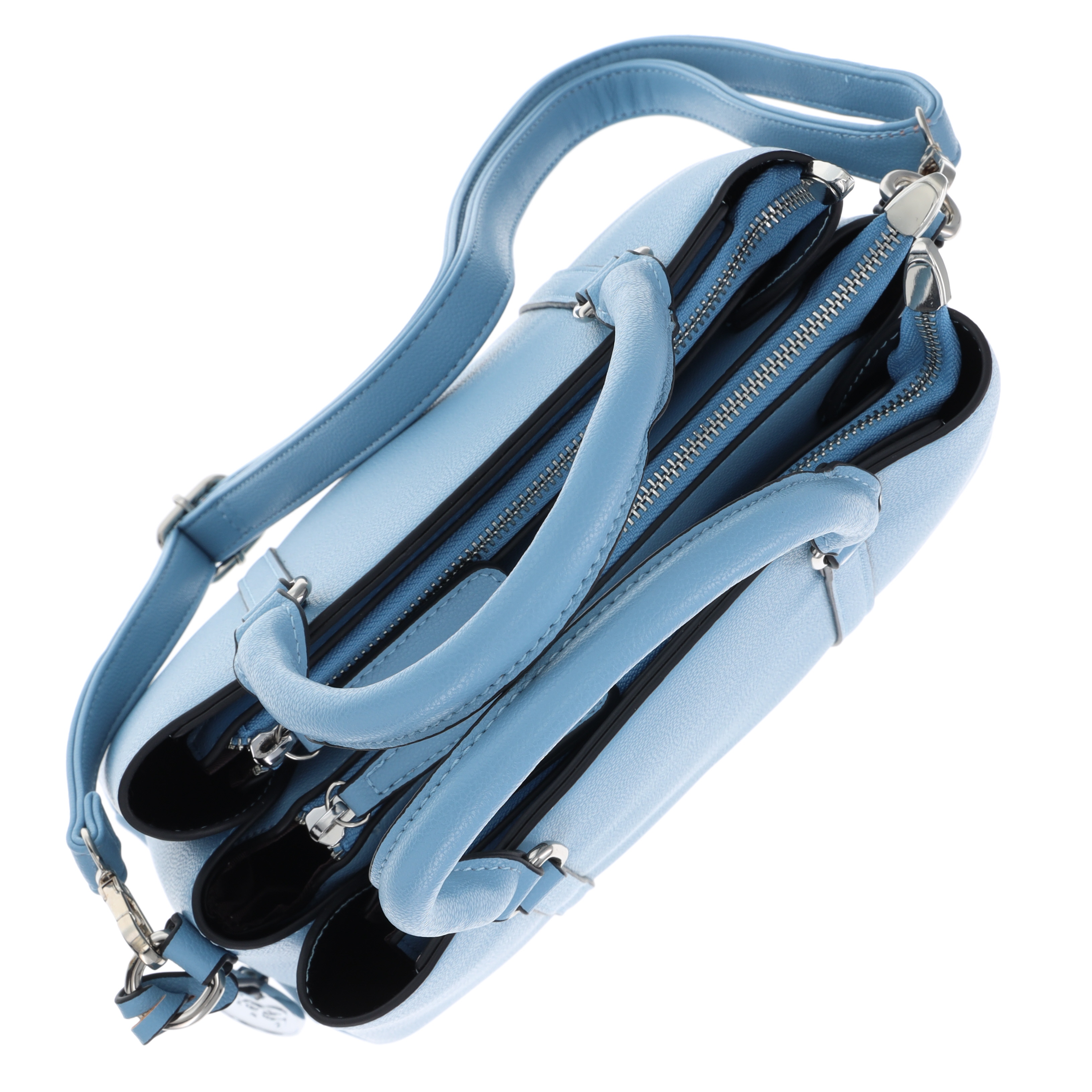 Fabigun Concealed Carry Shoulder Bag Tote Blue FAB8710BLU View 9