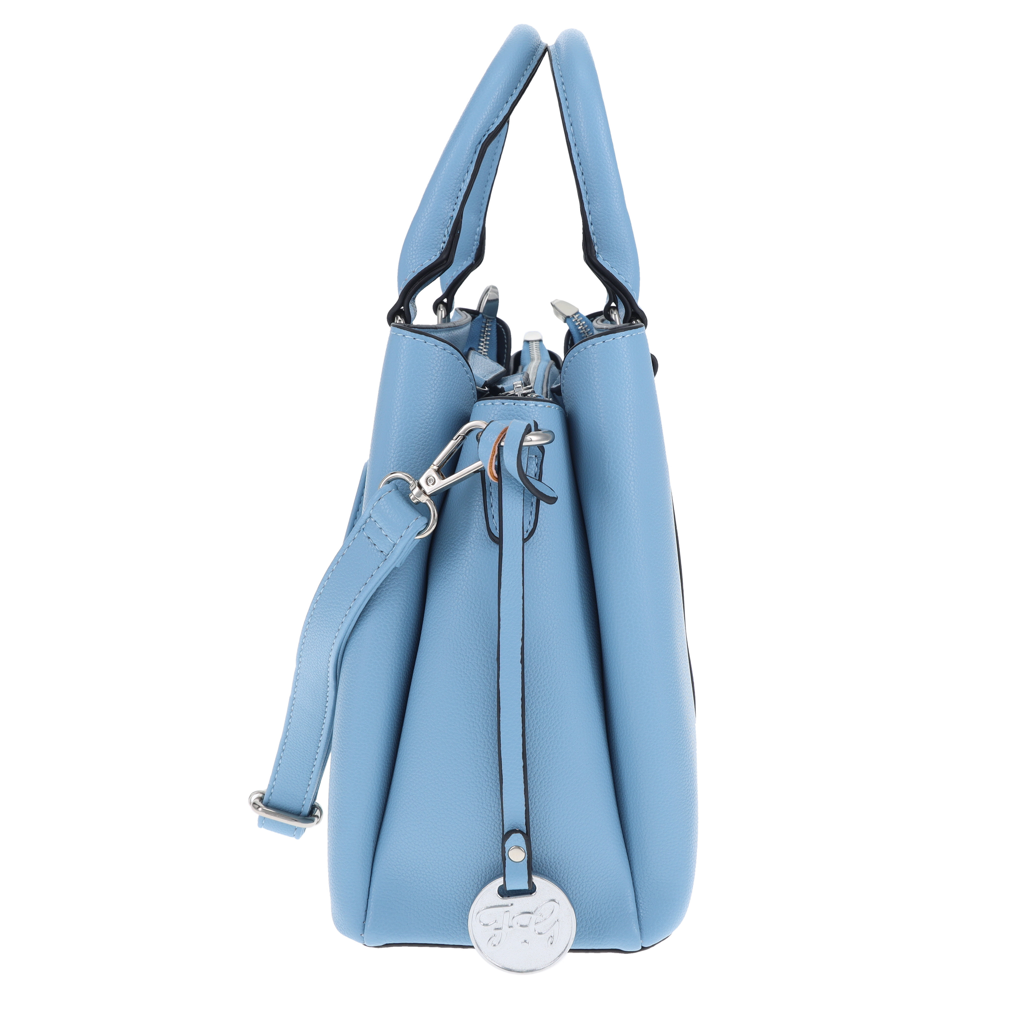 Fabigun Concealed Carry Shoulder Bag Tote Blue FAB8710BLU View 8