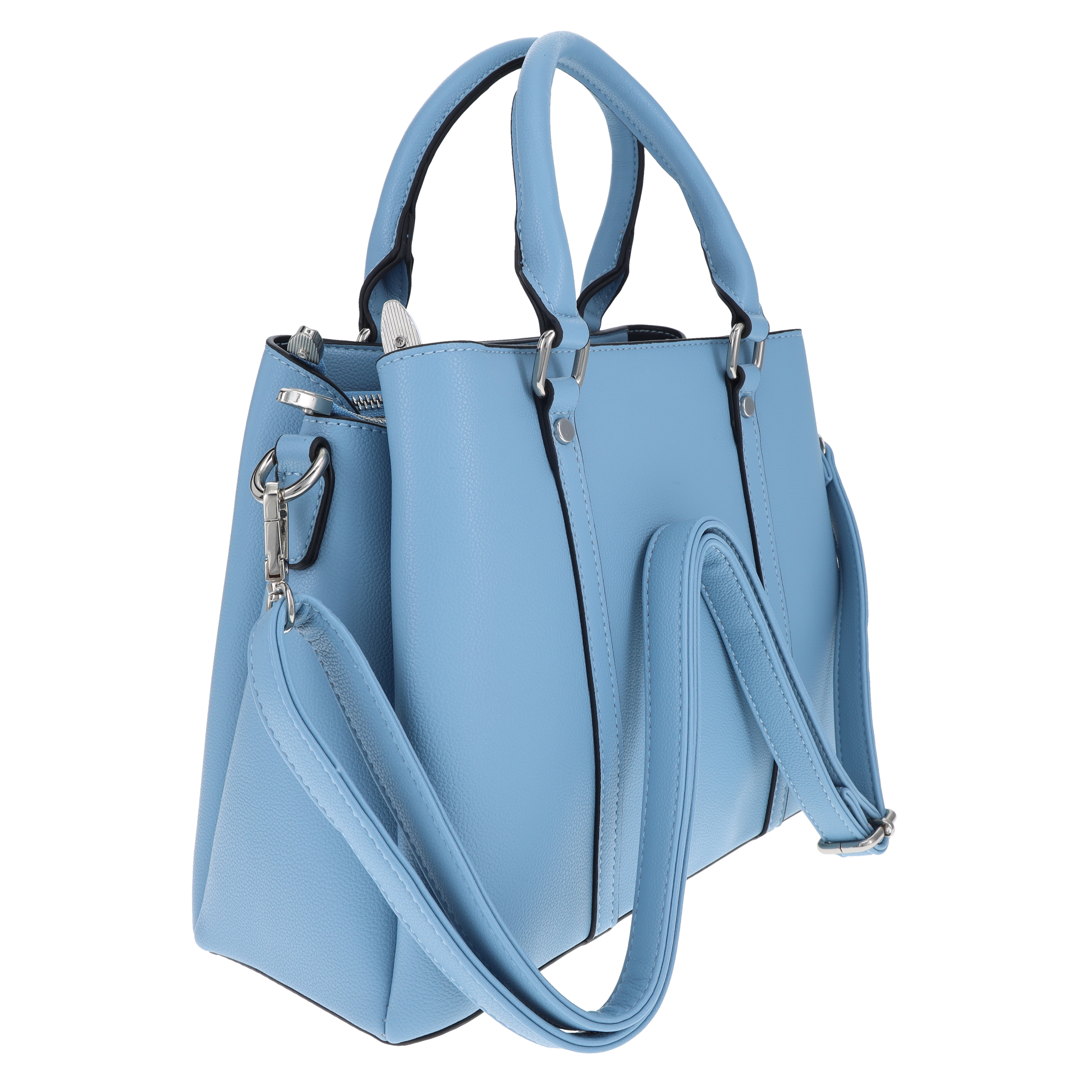 Fabigun Concealed Carry Shoulder Bag Tote Blue FAB8710BLU View 5