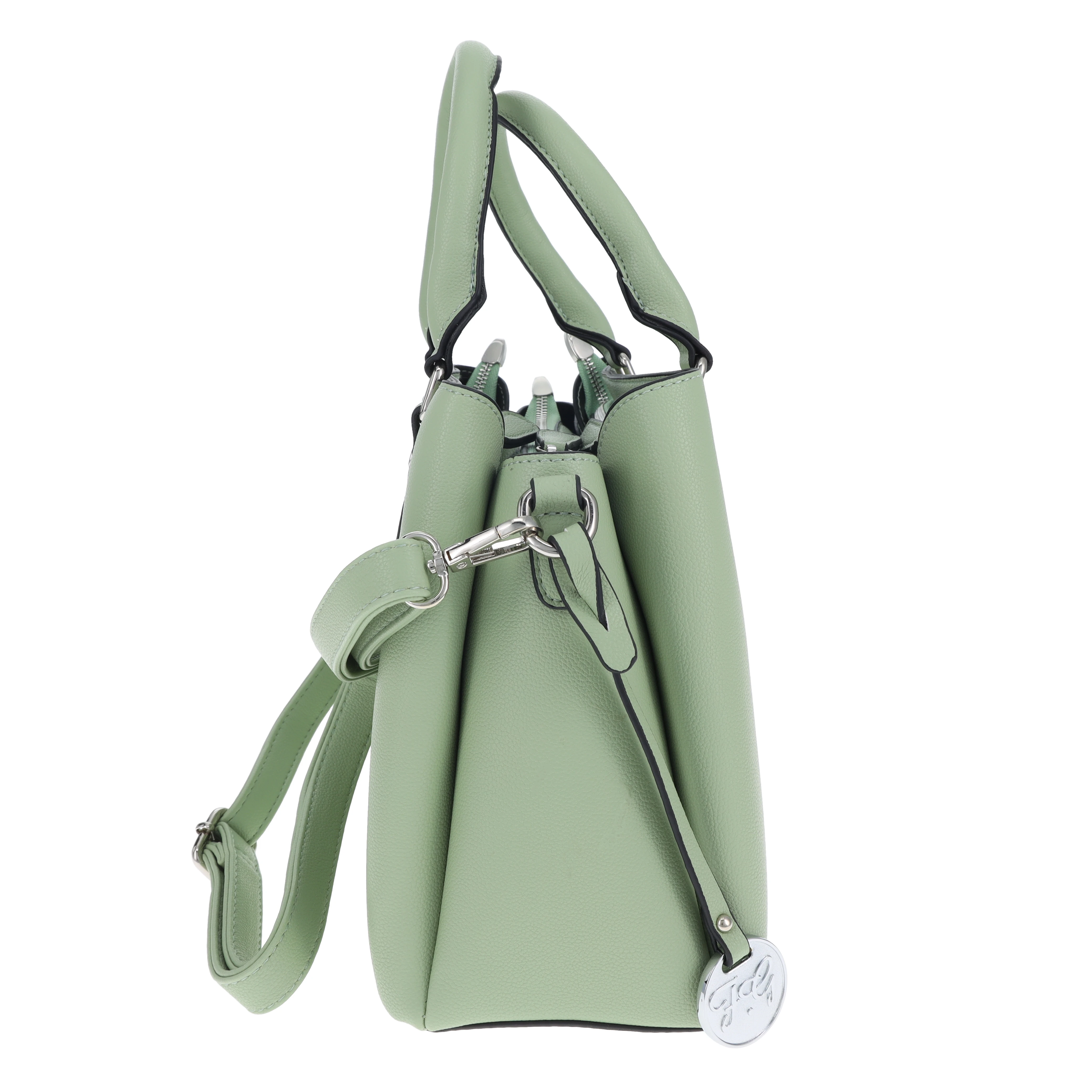 Fabigun Concealed Carry Shoulder Bag/Tote Light Green FAB8710GRN View 4