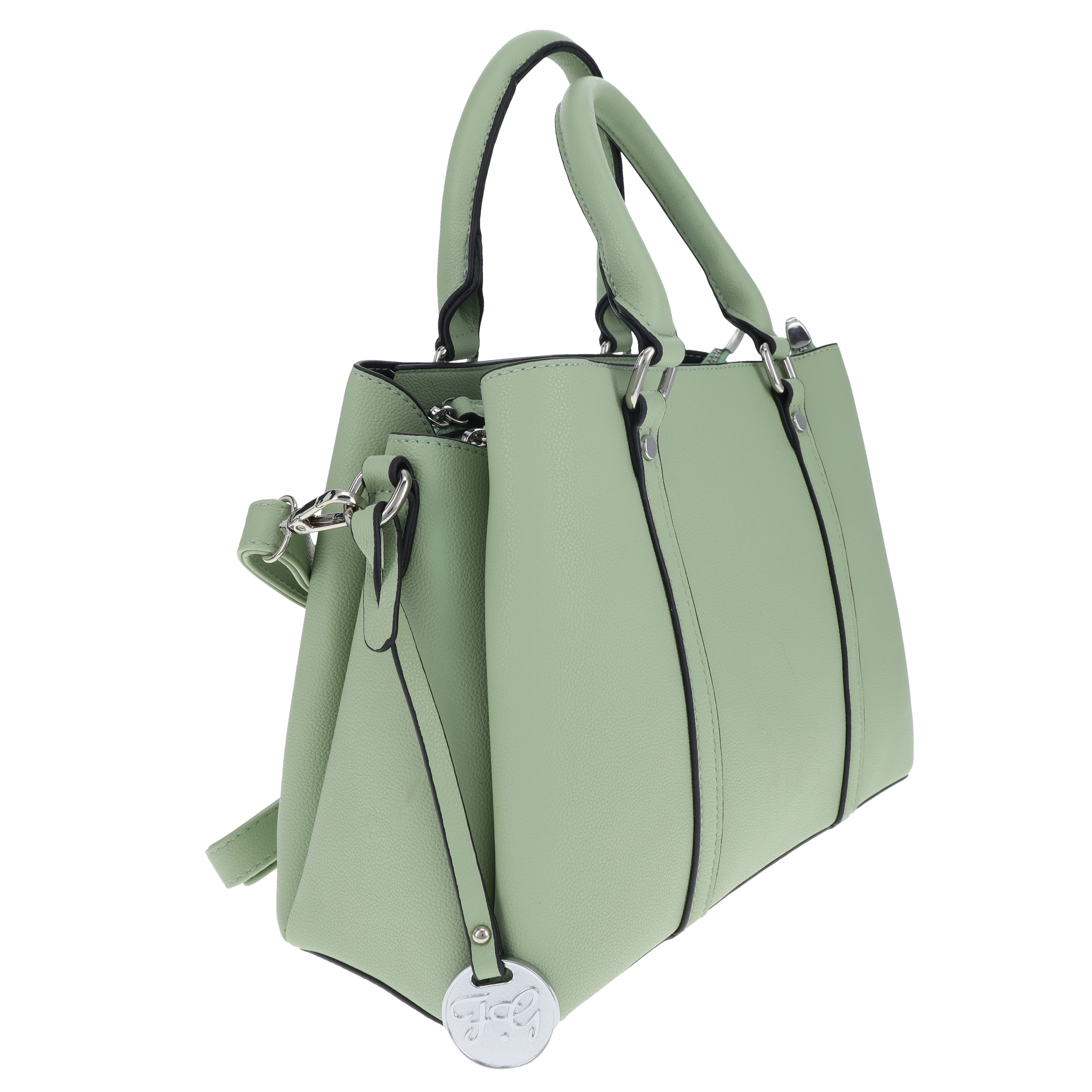 Fabigun Concealed Carry Shoulder Bag/Tote Light Green FAB8710GRN View 3