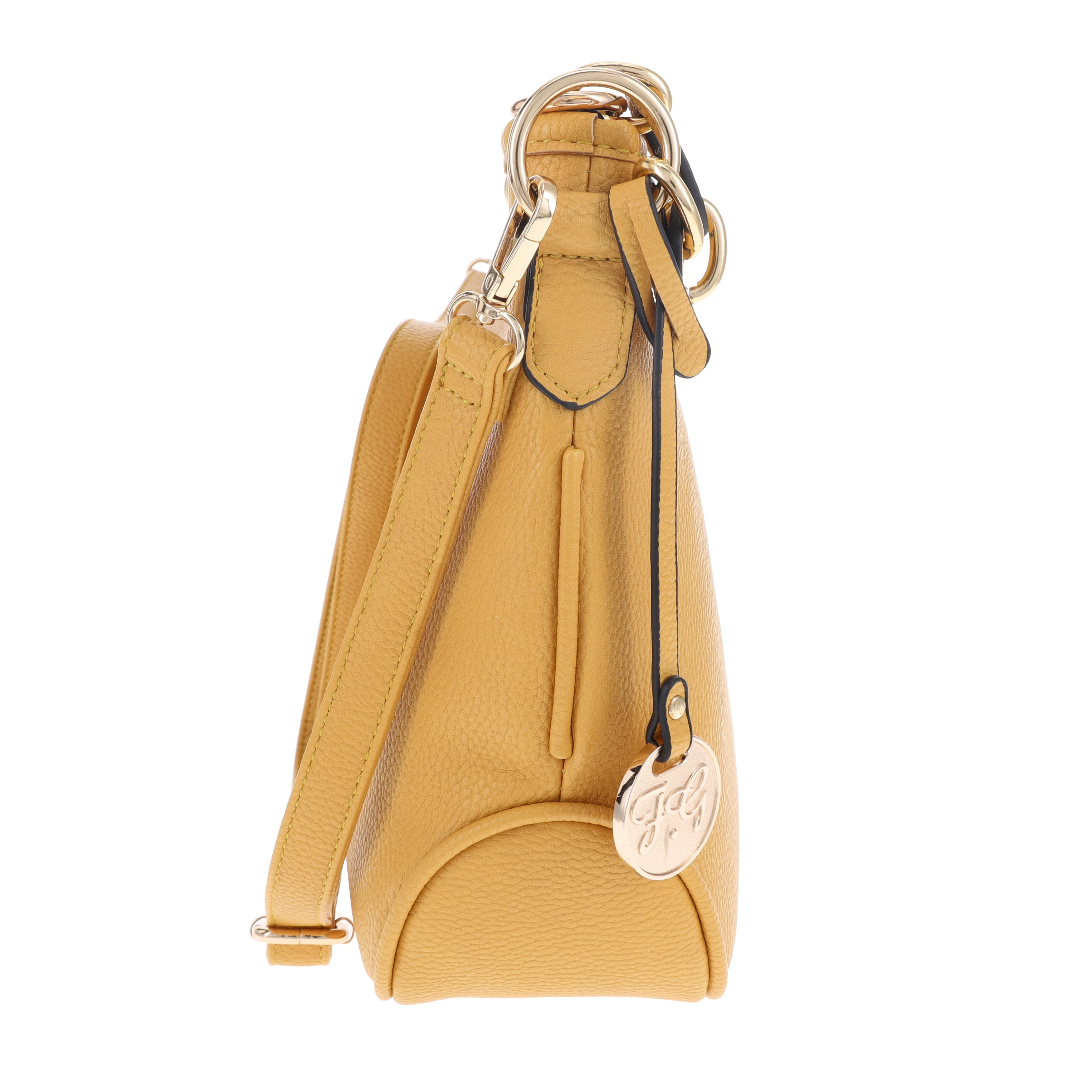 FabiGun Conceal Carry Shoulder Bag Tote Yellow FAB6308YLW View 7