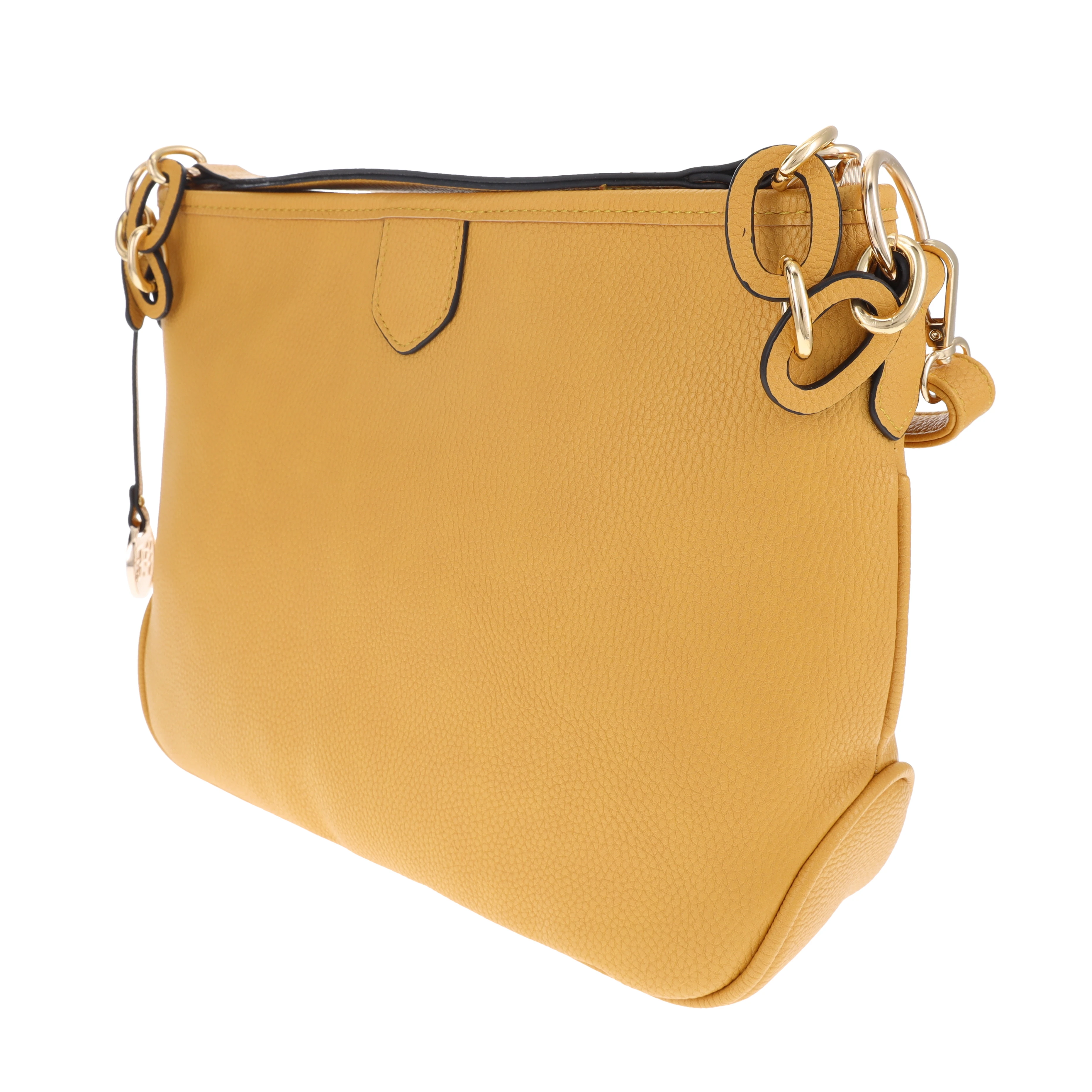 FabiGun Conceal Carry Shoulder Bag Tote Yellow FAB6308YLW View 1