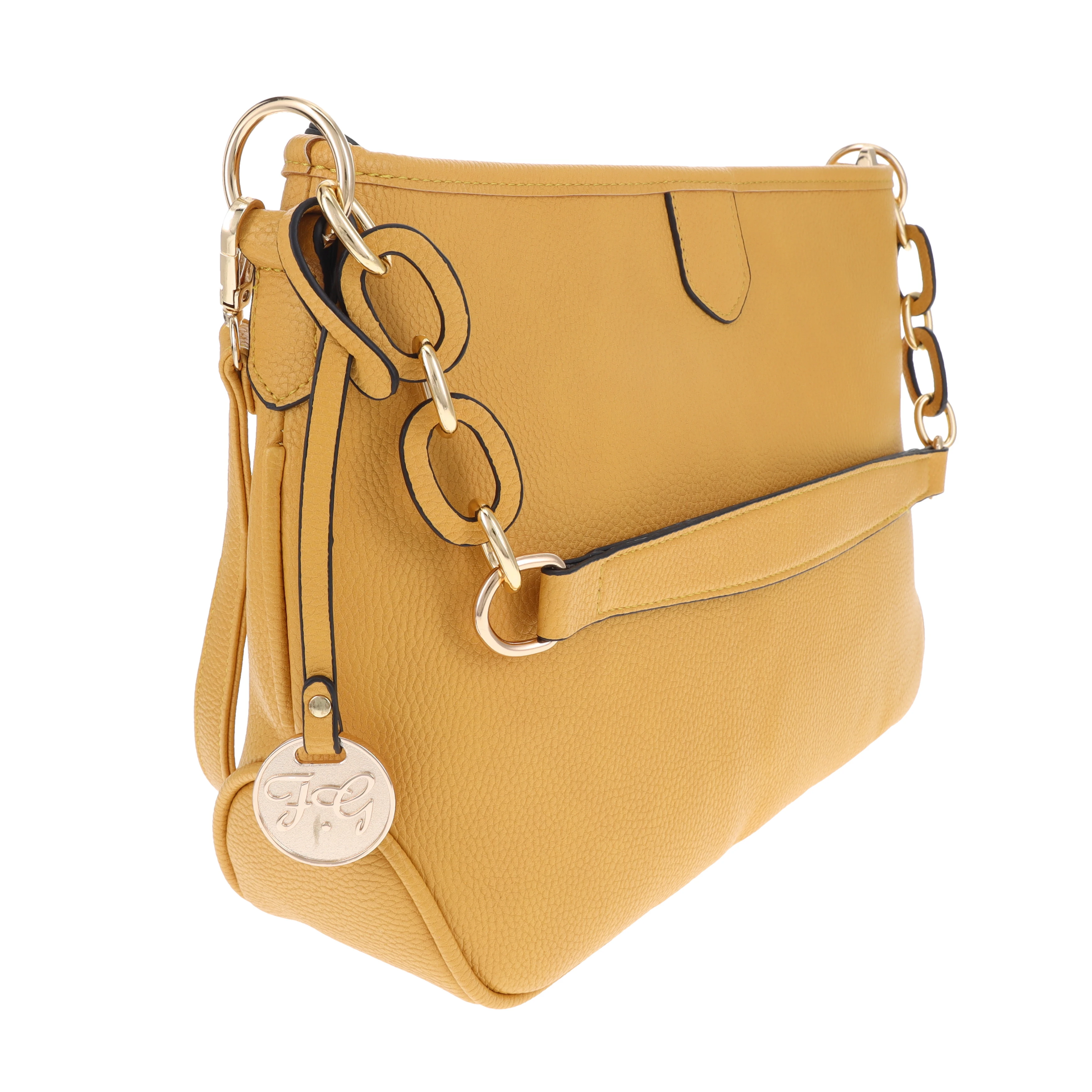 FabiGun Conceal Carry Shoulder Bag Tote Yellow FAB6308YLW View 6