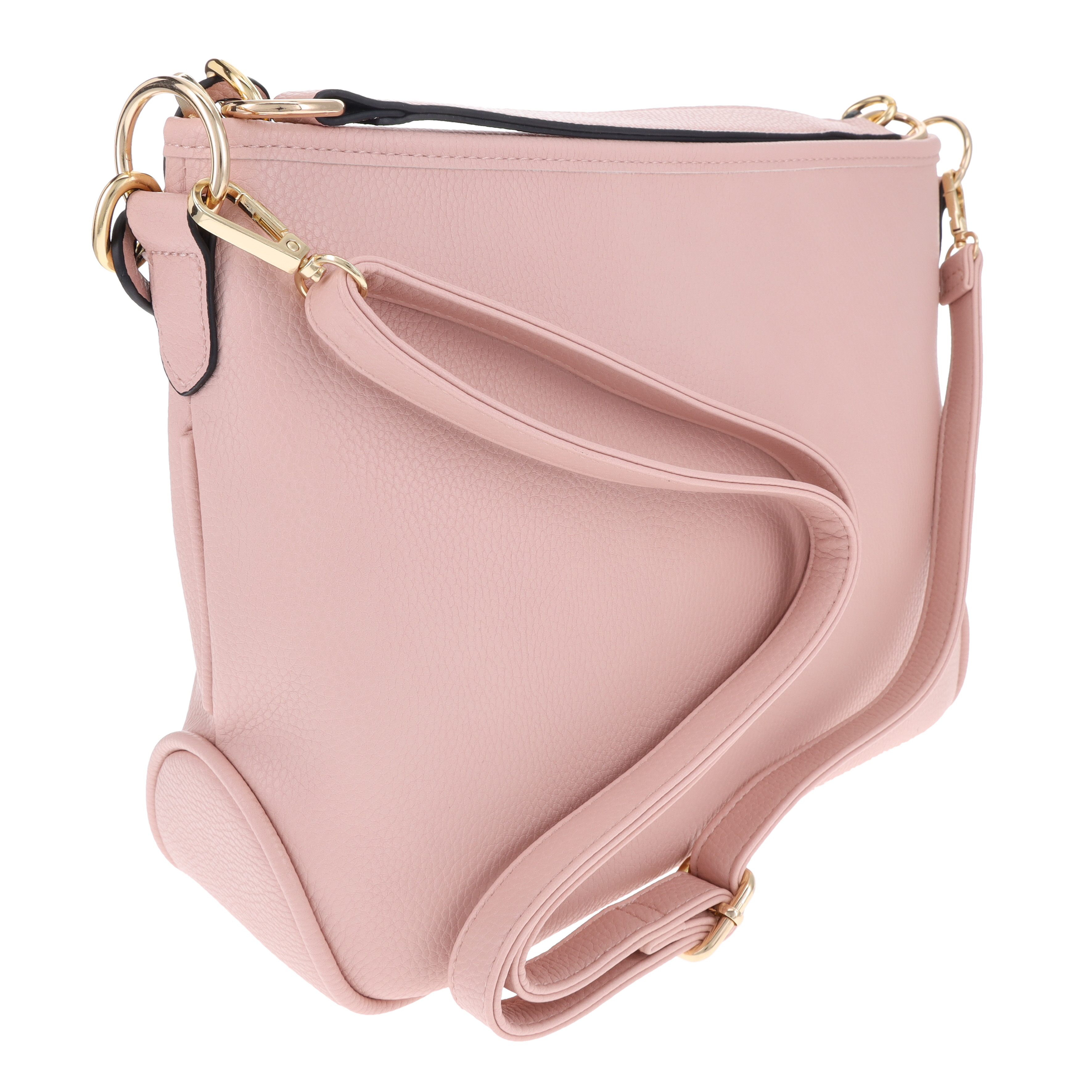 Fabigun Concealed Carry Shoulder Hobo Bag Light Pink FAB6308PNK View 10