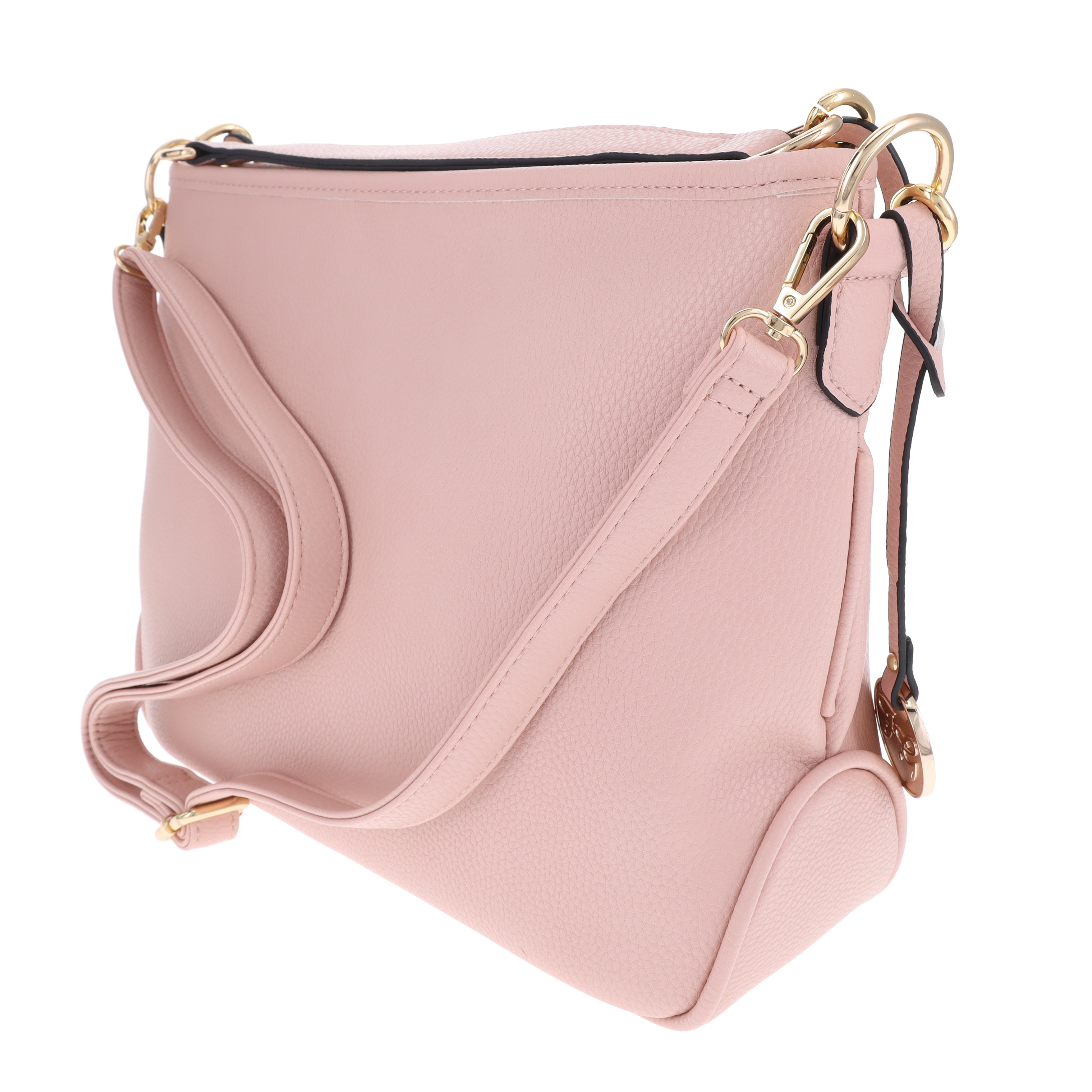 Fabigun Concealed Carry Shoulder Hobo Bag Light Pink FAB6308PNK View 8