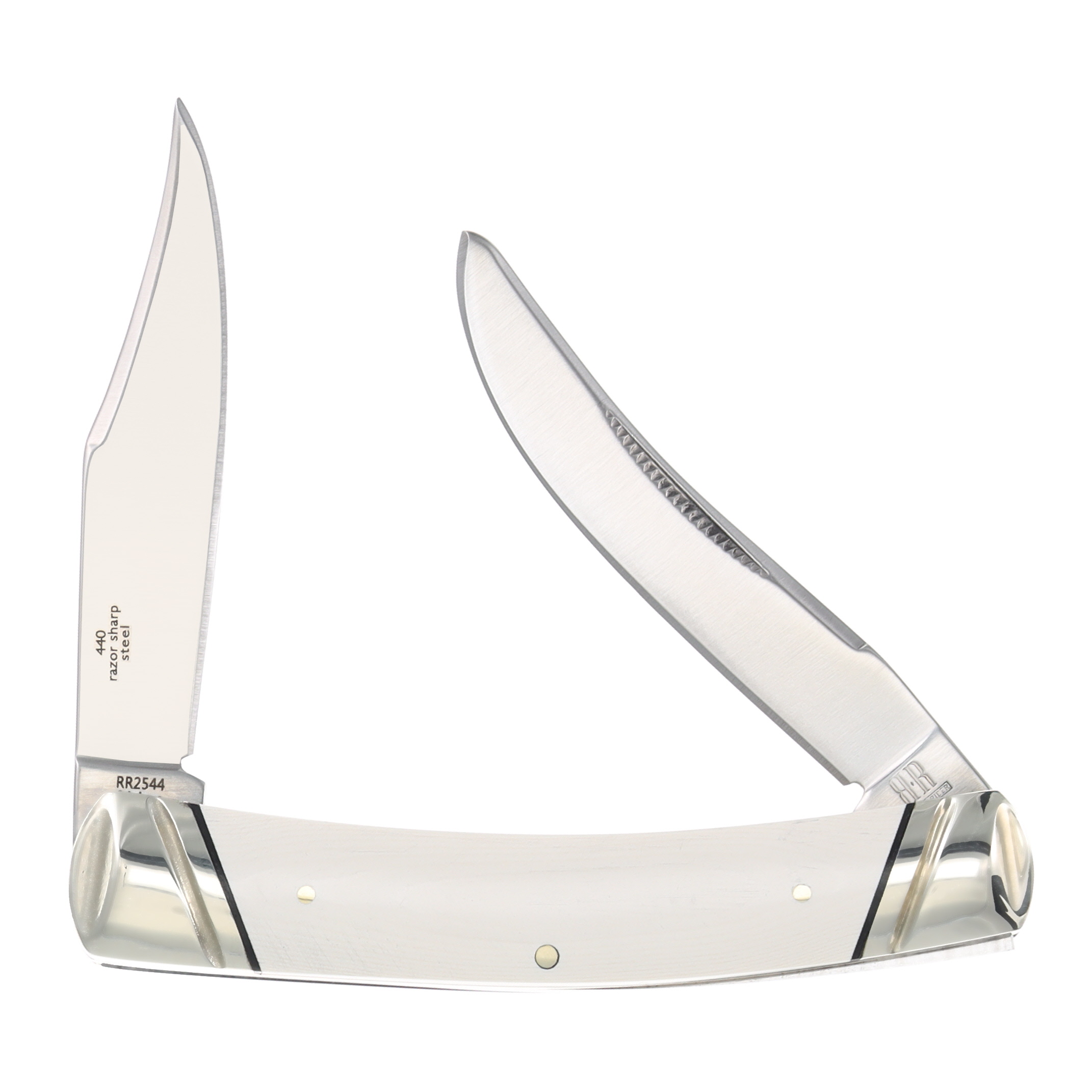 Rough Ryder Small Moose Folding Knife Arctic Fox RR2544 View 2
