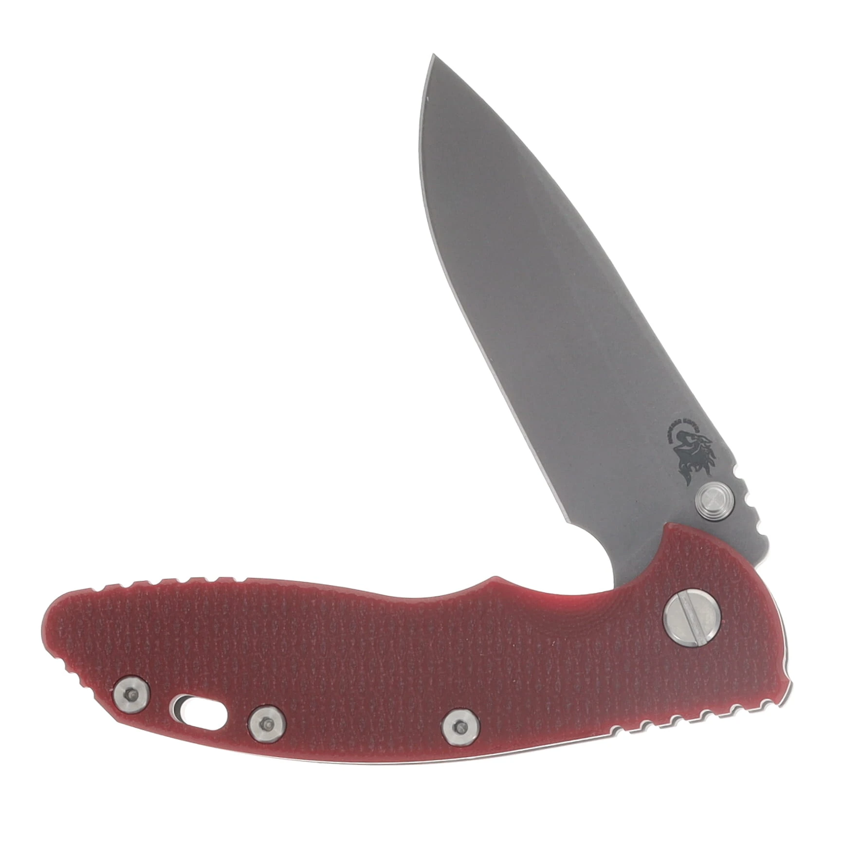 Hinderer XM-18 3.5 Framelock Folding Knife (Working Finish 20CV Spear Point | Red G-10) KXM35SPEWFRD View 3