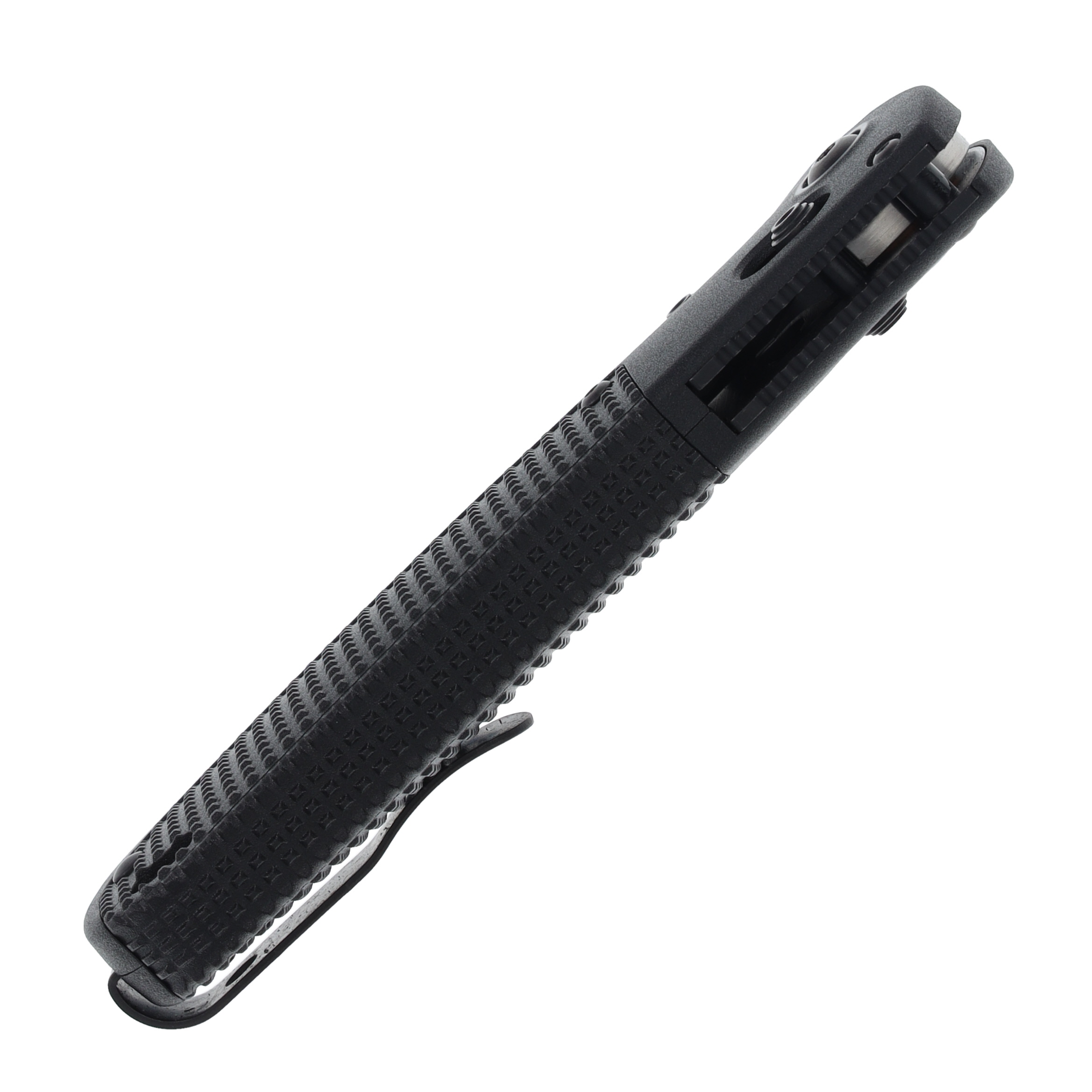 Benchmade Redoubt 3.55in Partially Serrated Black Cerakote Drop Point BM430SBK-02 View 7