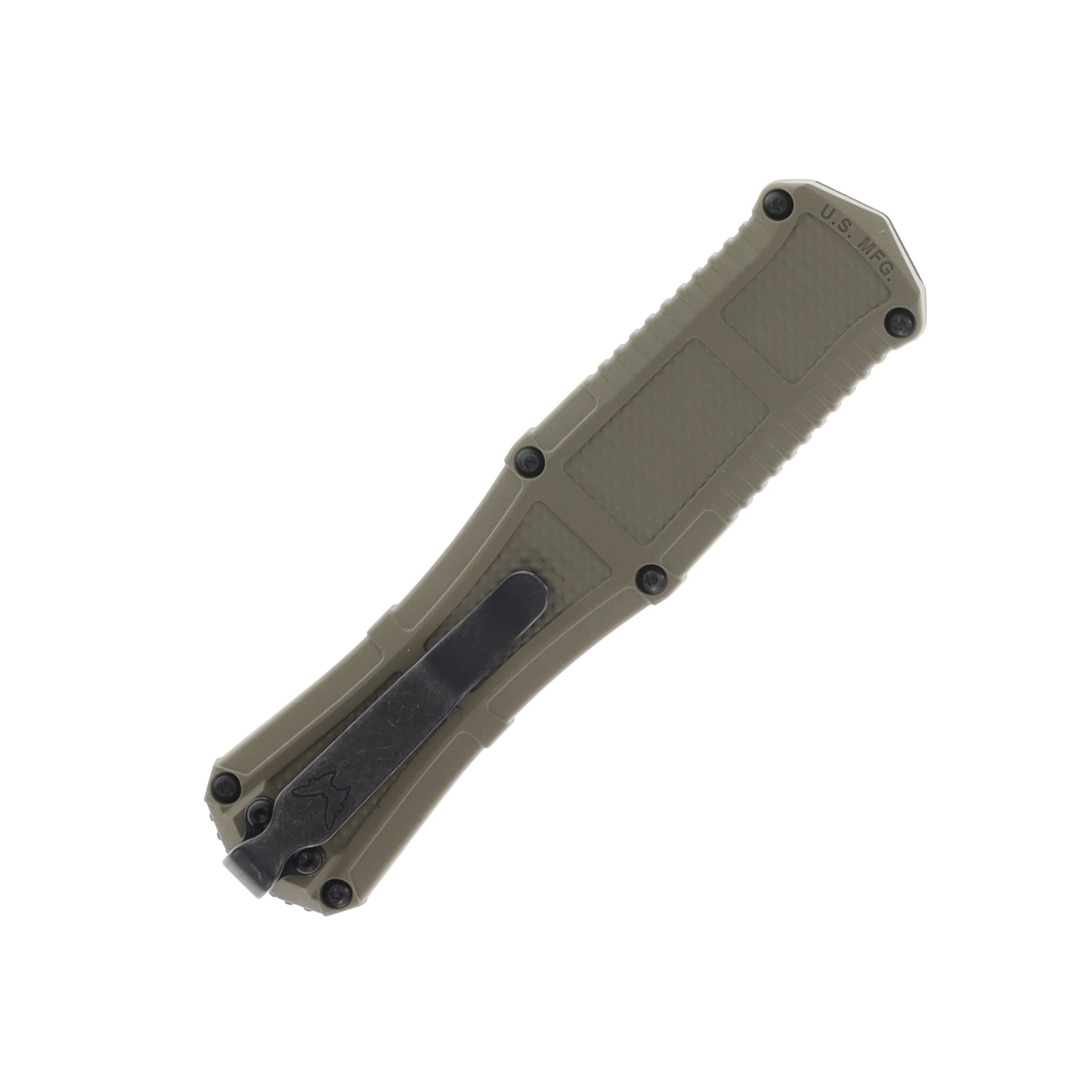Benchmade Claymore OTF 3.89in Dual Serrated CPM D2 Dagger Ranger Green AUBM3370SGY-1 View 4