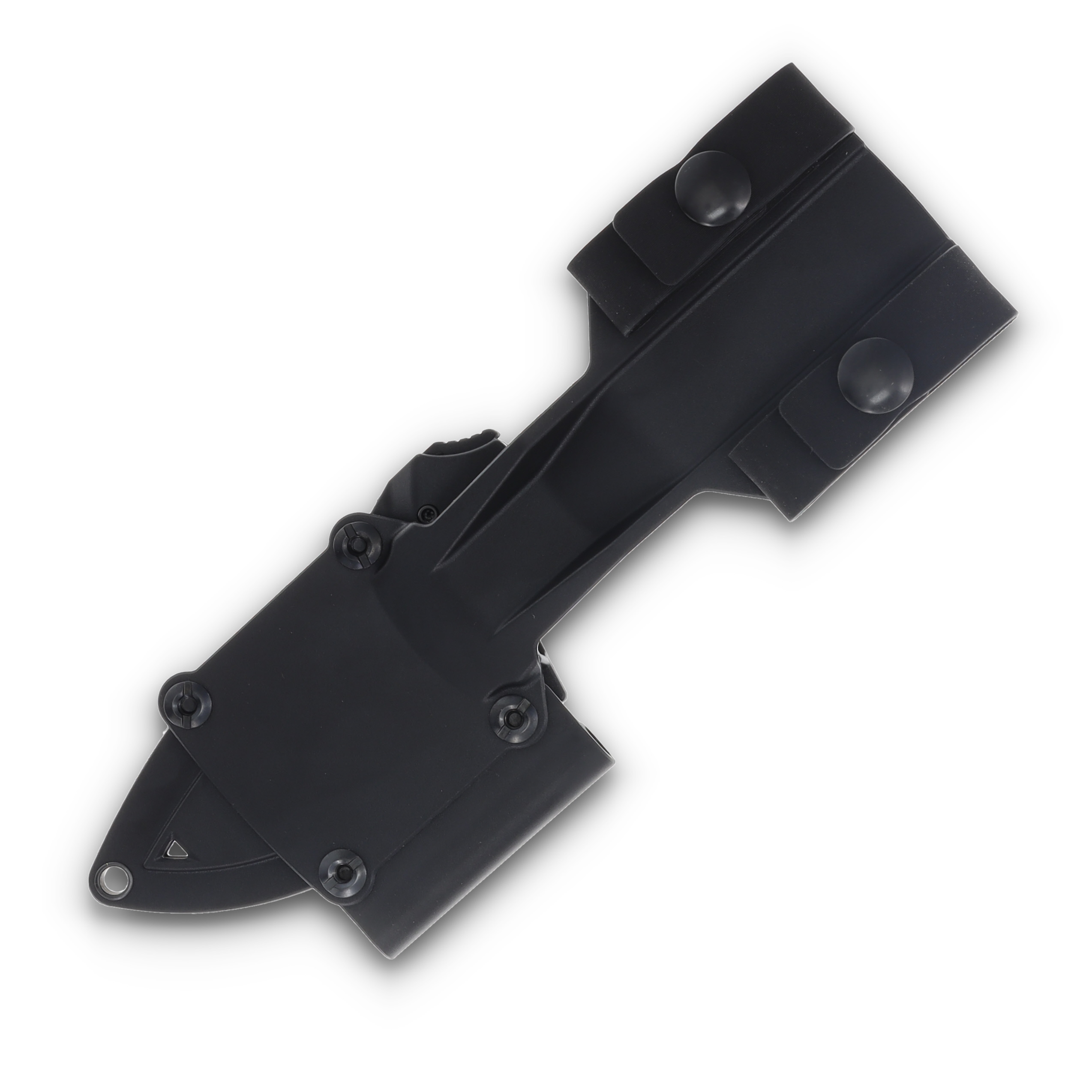 Benchmade 165BK Mini Bushcrafter Fixed Blade Shane Sibert Design Cerakote Cru-Wear/Carbon Fiber BM165BK View 8