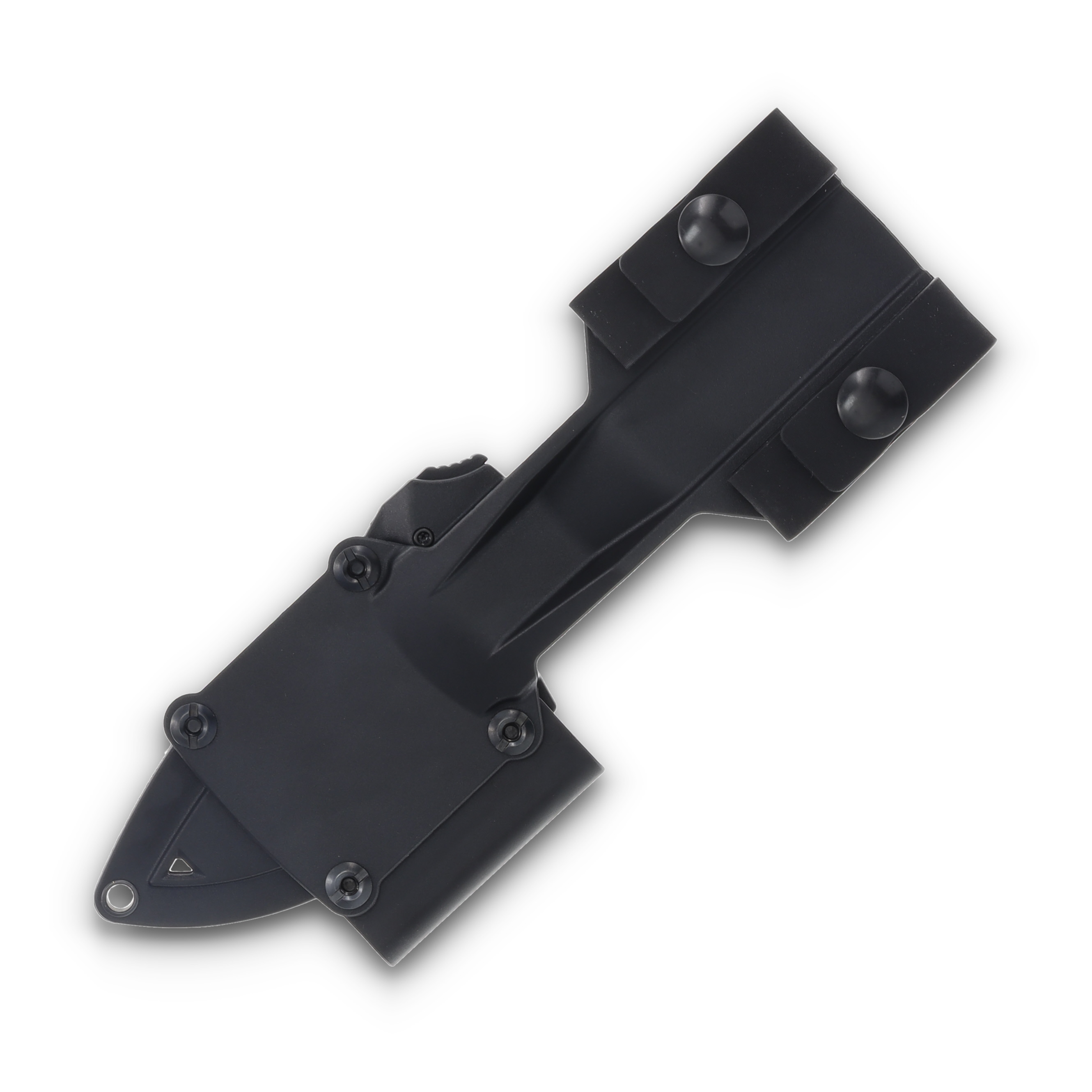 Benchmade 165BK Mini Bushcrafter Fixed Blade Shane Sibert Design Cerakote Cru-Wear/Carbon Fiber BM165BK View 6