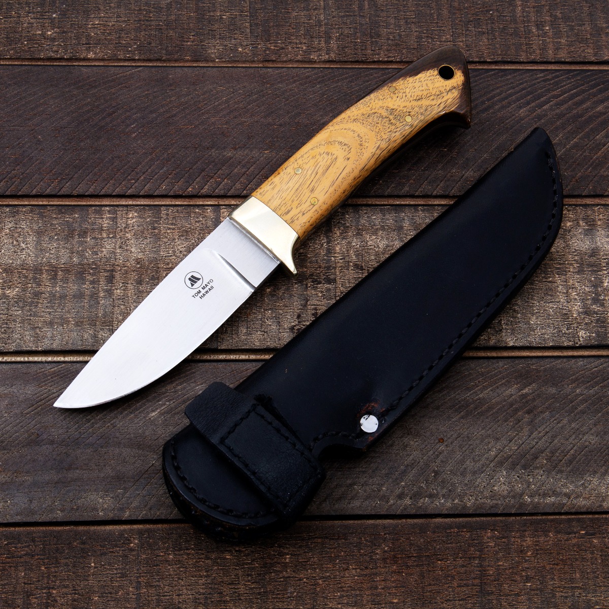 Tom Mayo Custom Trail Point Hunter Knife CUSTCC276 View 1