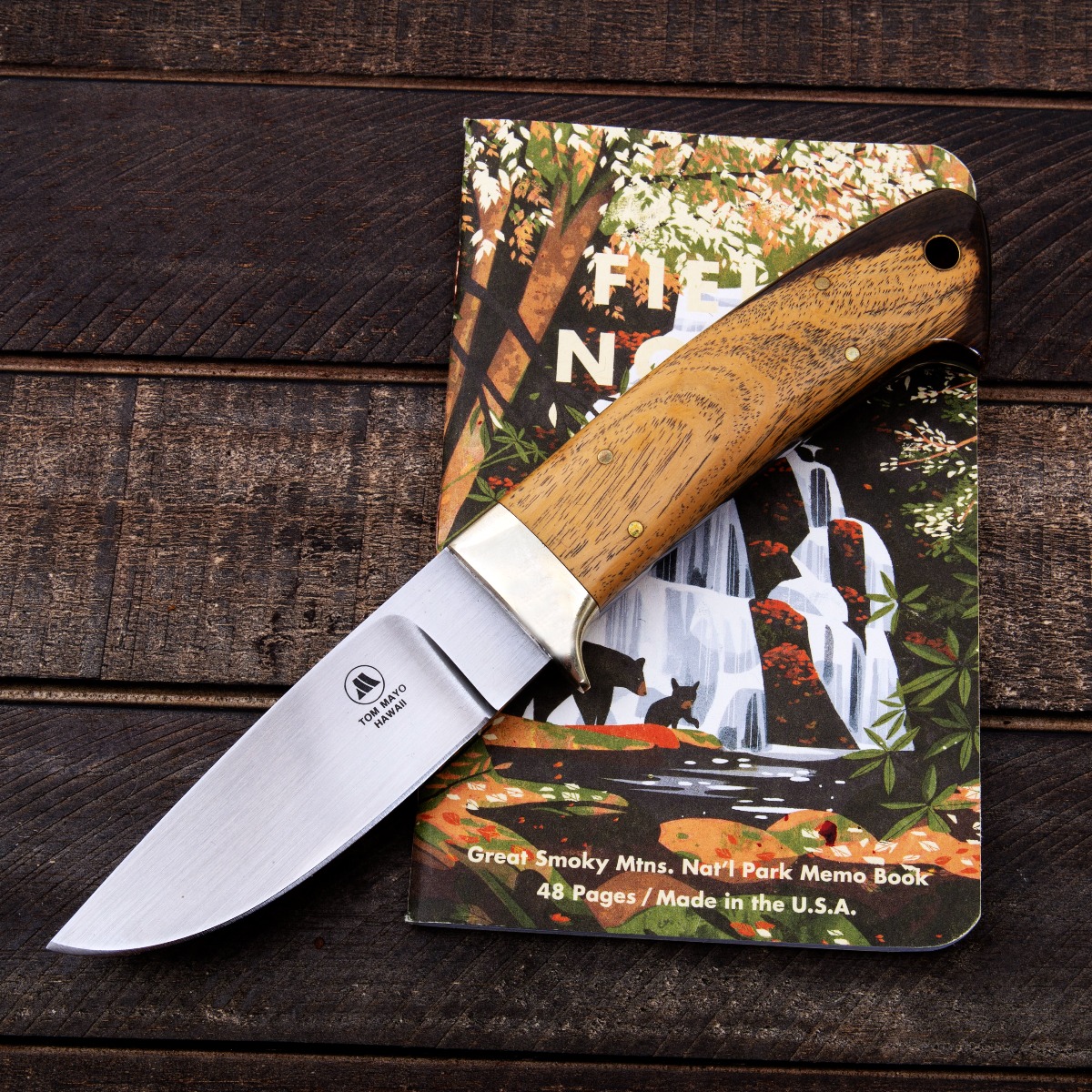 Tom Mayo Custom Trail Point Hunter Knife CUSTCC276 View 2