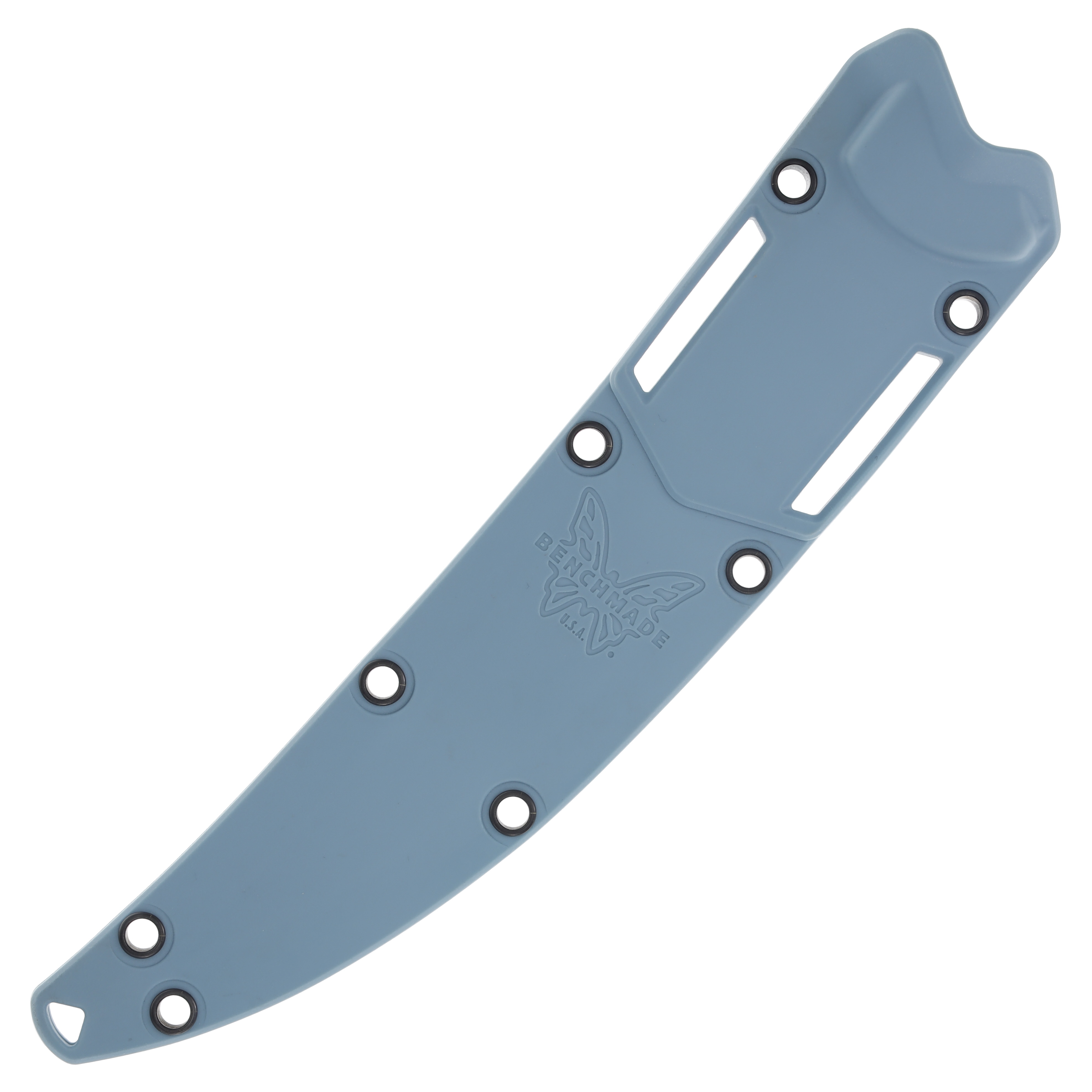 Benchmade Fishcrafter Fixed Blade Knife (7" Magnacut | Depth Blue Santoprene) BM18010 View 9