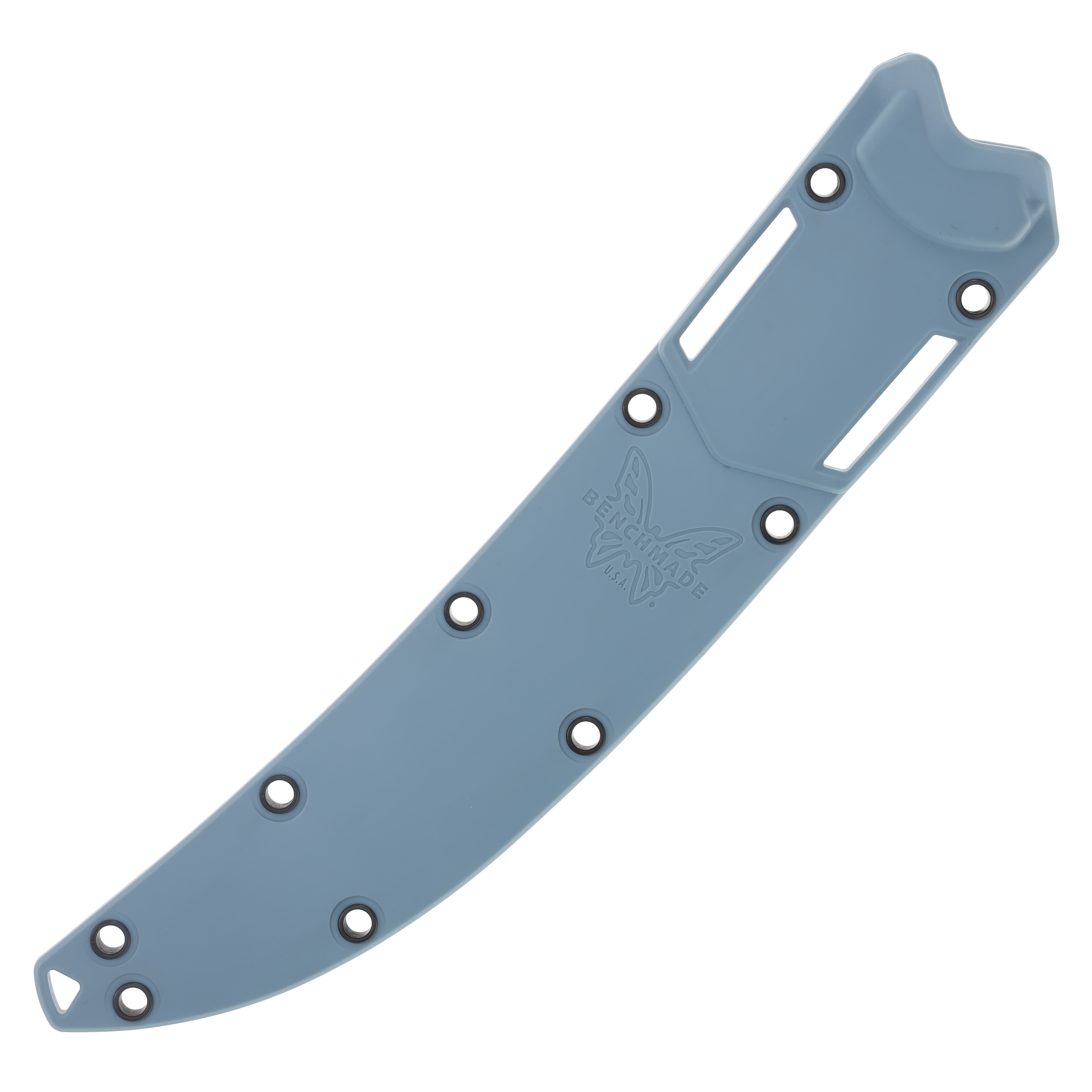 Benchmade Water Fishcrafter Fixed Blade Knife 9.05in Magnacut Stonewashed Depth Blue Santoprene BM18020 View 7