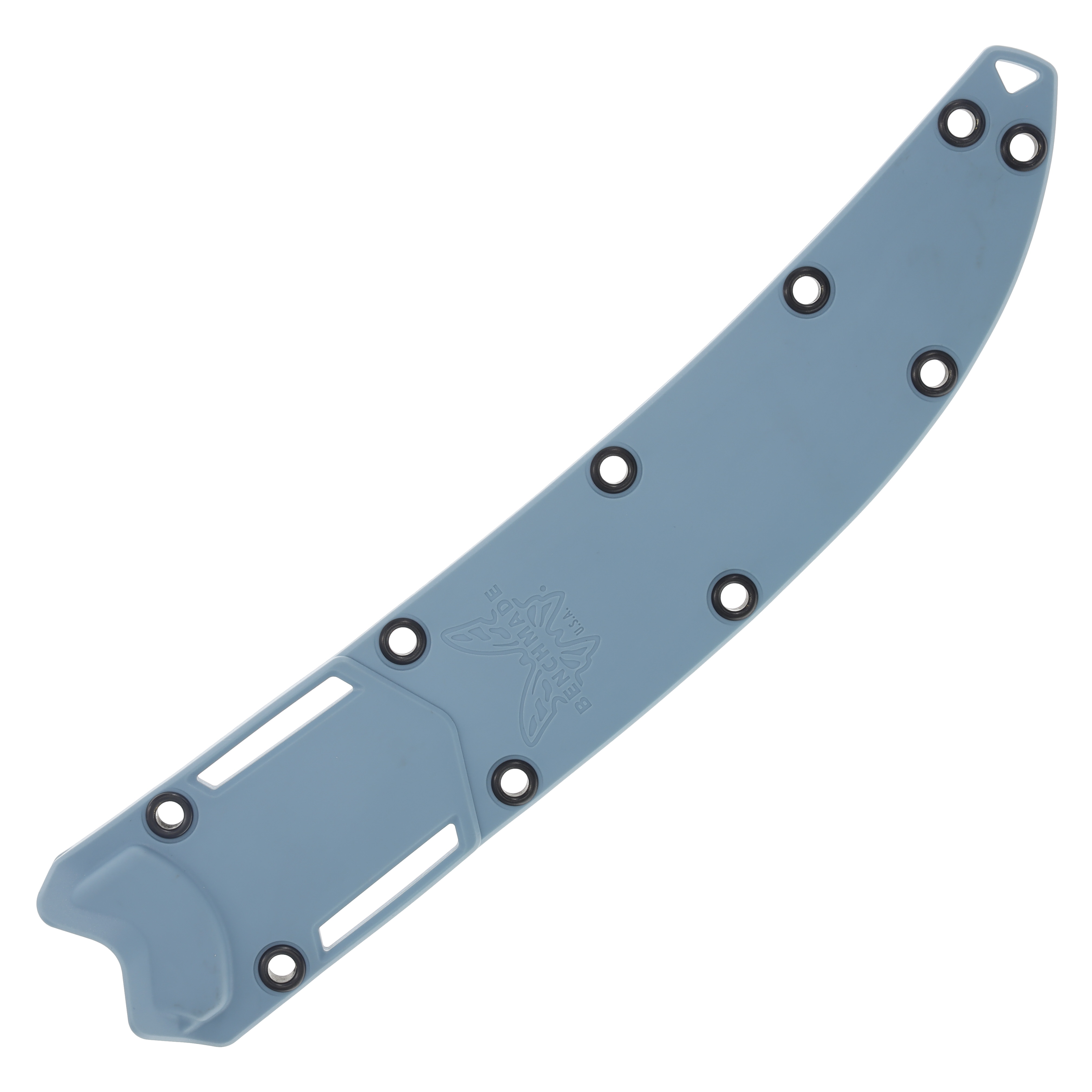 Benchmade Water Fishcrafter Fixed Blade Knife 9.05in Magnacut Stonewashed Depth Blue Santoprene BM18020 View 8