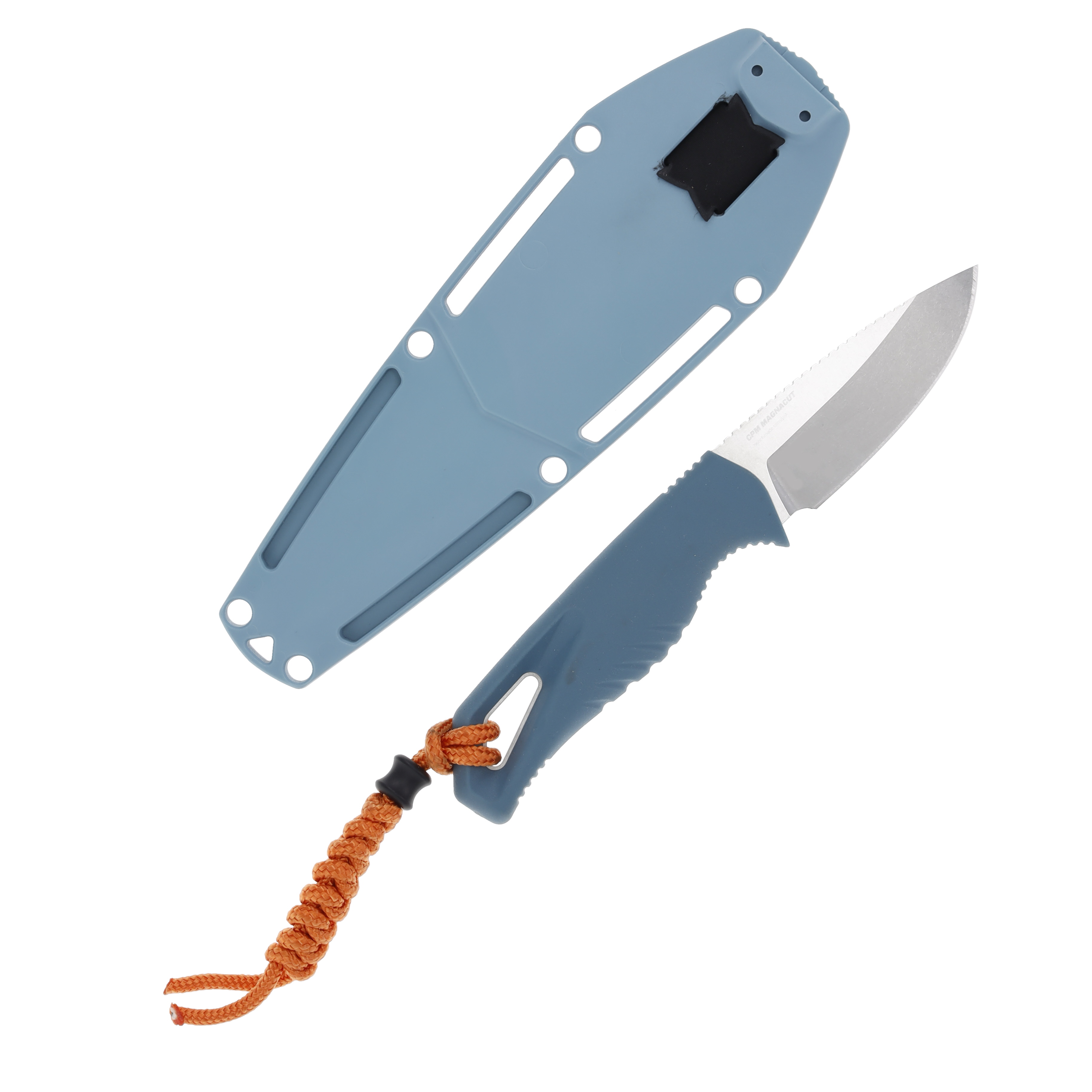 Benchmade Intersect Fixed Blade Depth Blue Santoprene MagnaCut BM18050 View 2