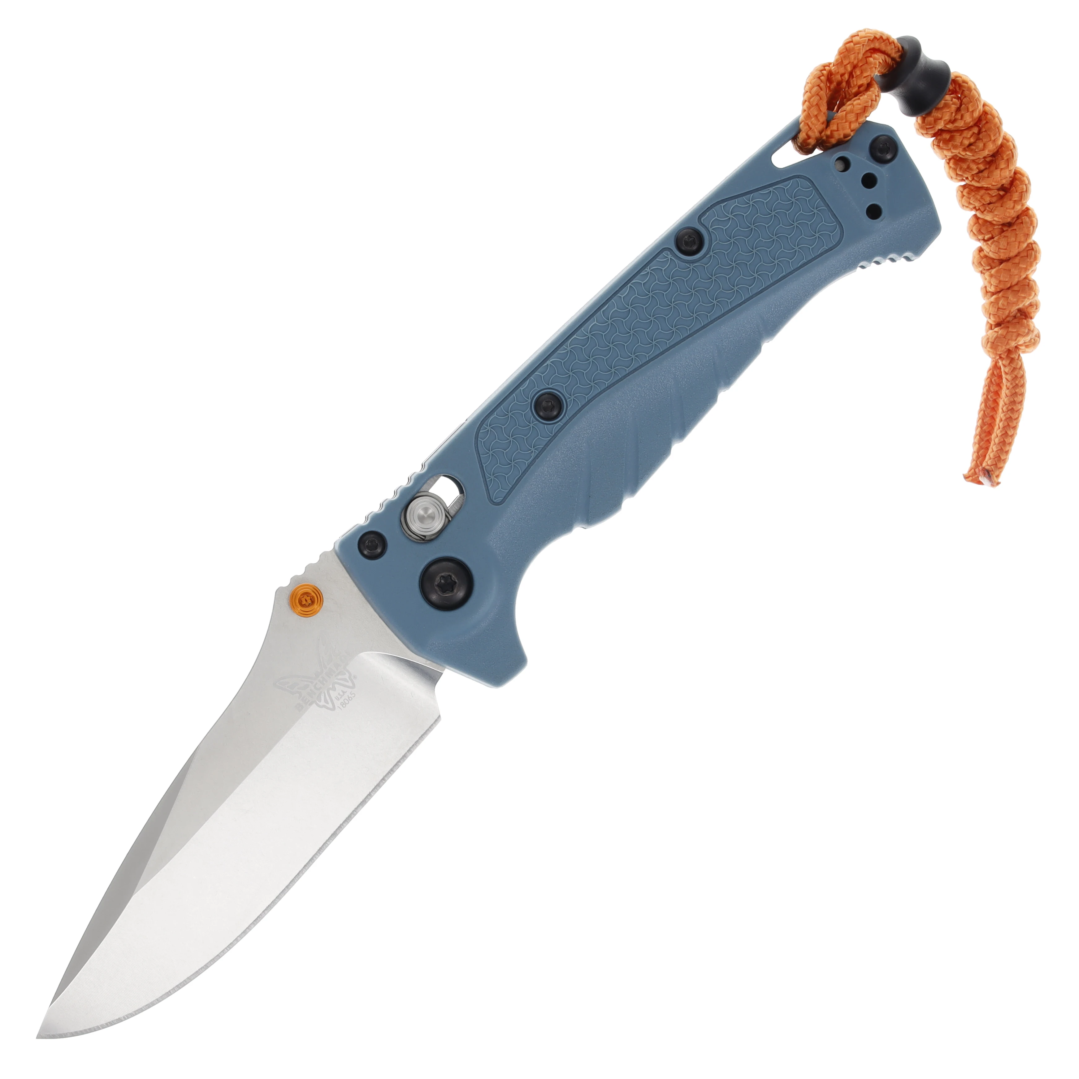 Benchmade Mini Adira Water Series 3.21in Stonewash Magnacut Depth Blue Grivory BM18065 View 1