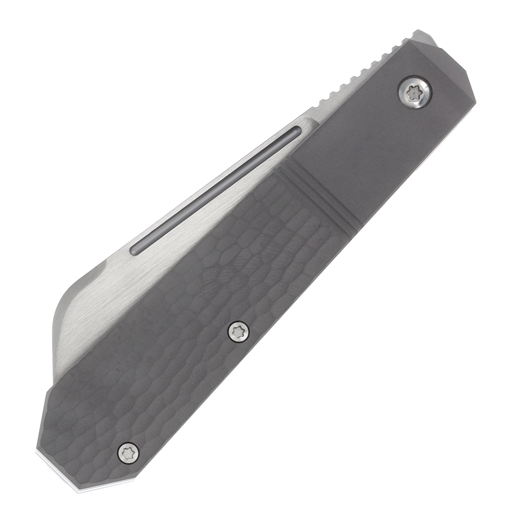 Jack Wolf After Hours Jack Jigged Titanium 3.15in Plain Satin Sheepsfoot View 5