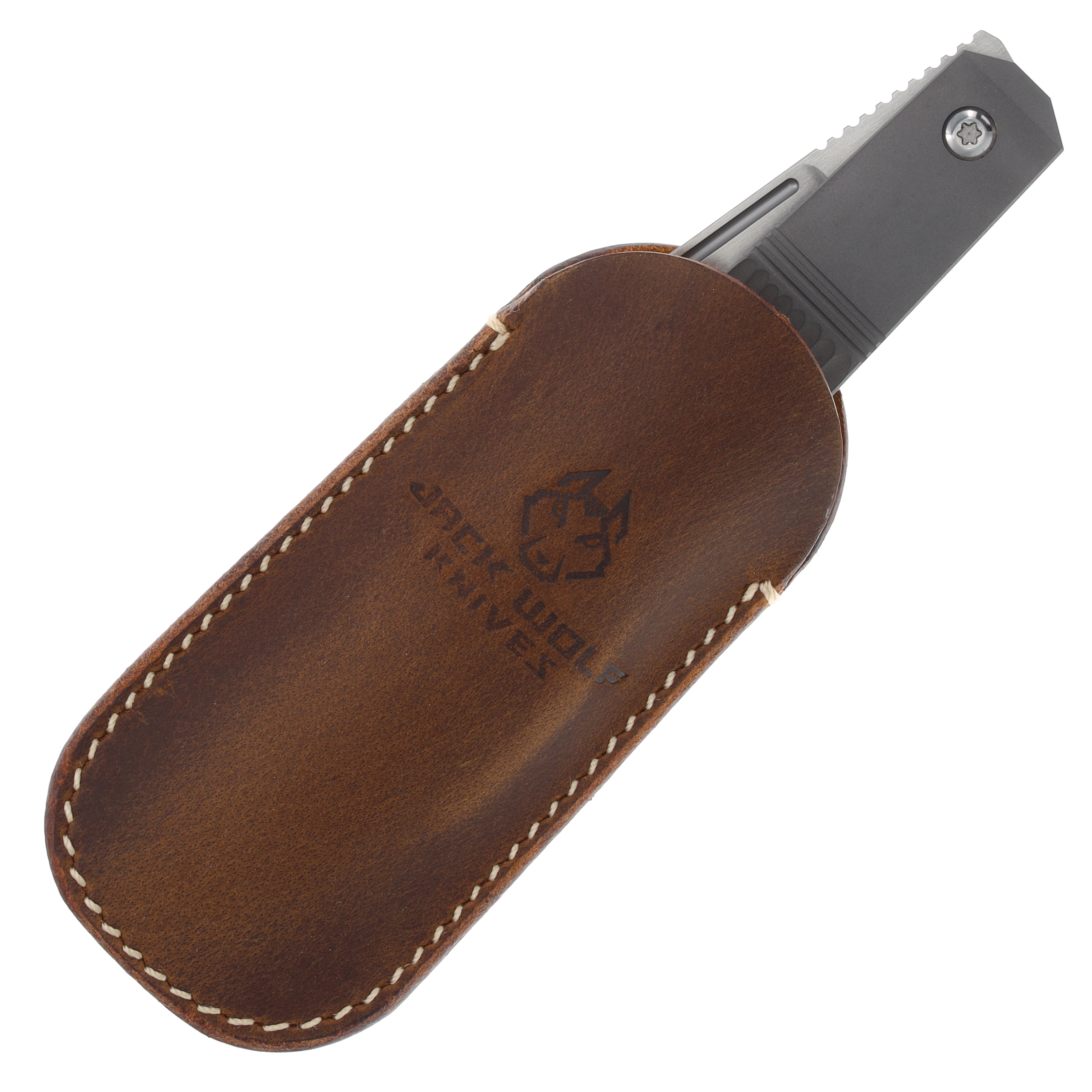 Jack Wolf After Hours Jack Jigged Titanium 3.15in Plain Satin Sheepsfoot View 9
