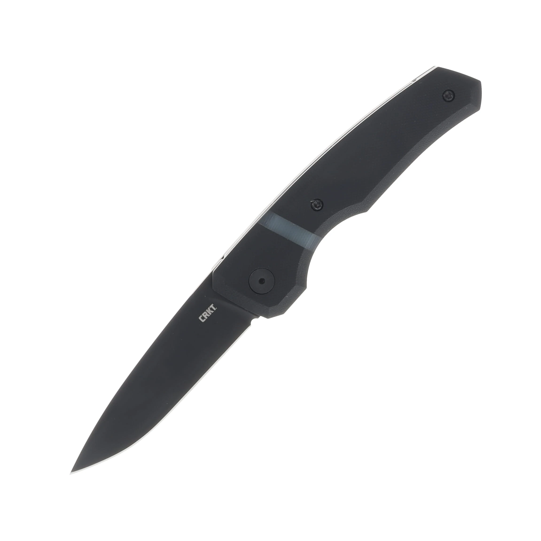 CRKT Michaca Out-the-Side Automatic Knife Stonewash Magnacut/Black G-10 AUCRA1000K View 1