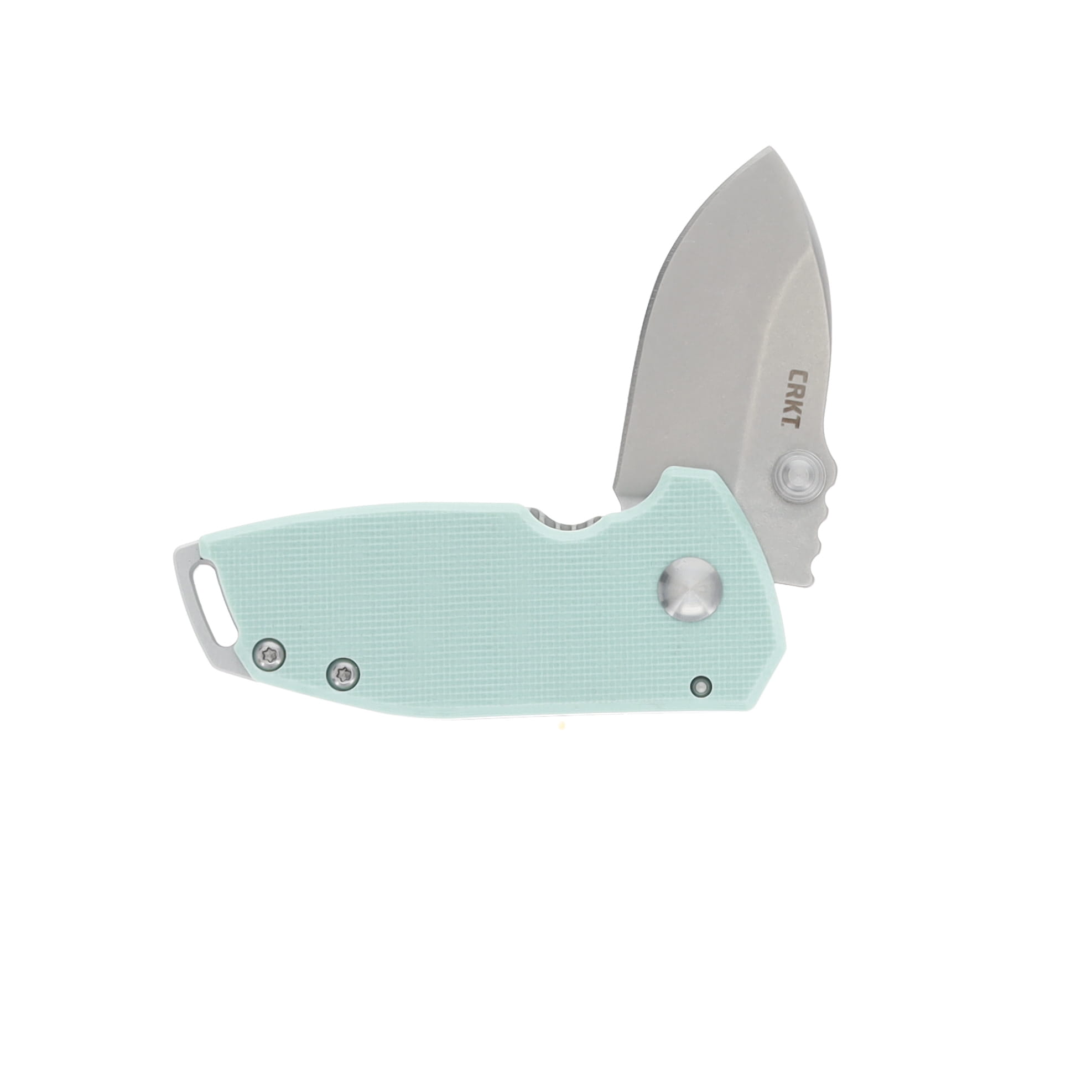 CRKT Squid Compact Blue 1.75 Inch Plain Stonewash Drop Point CR2485B View 2