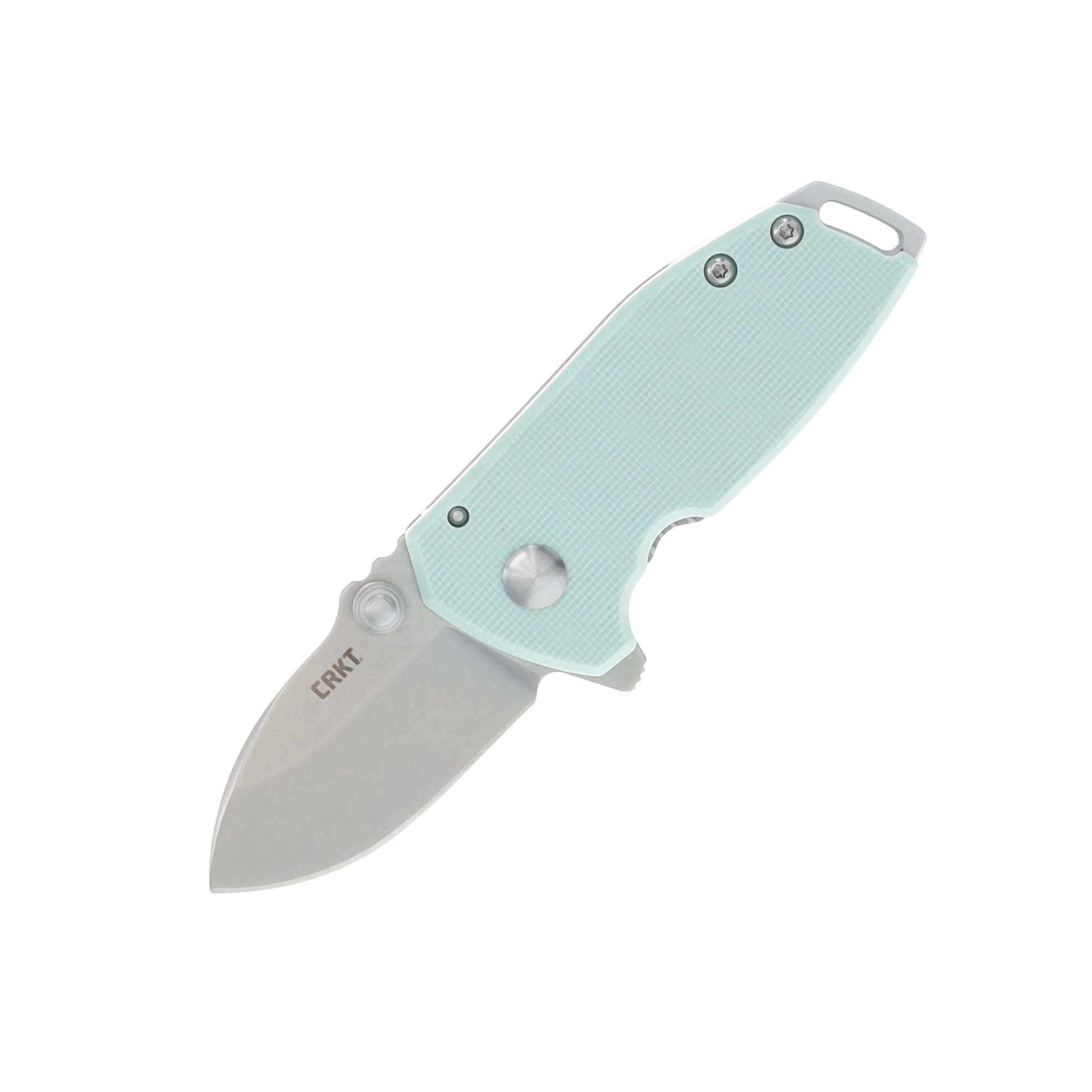 CRKT Squid Compact Blue 1.75 Inch Plain Stonewash Drop Point CR2485B View 1
