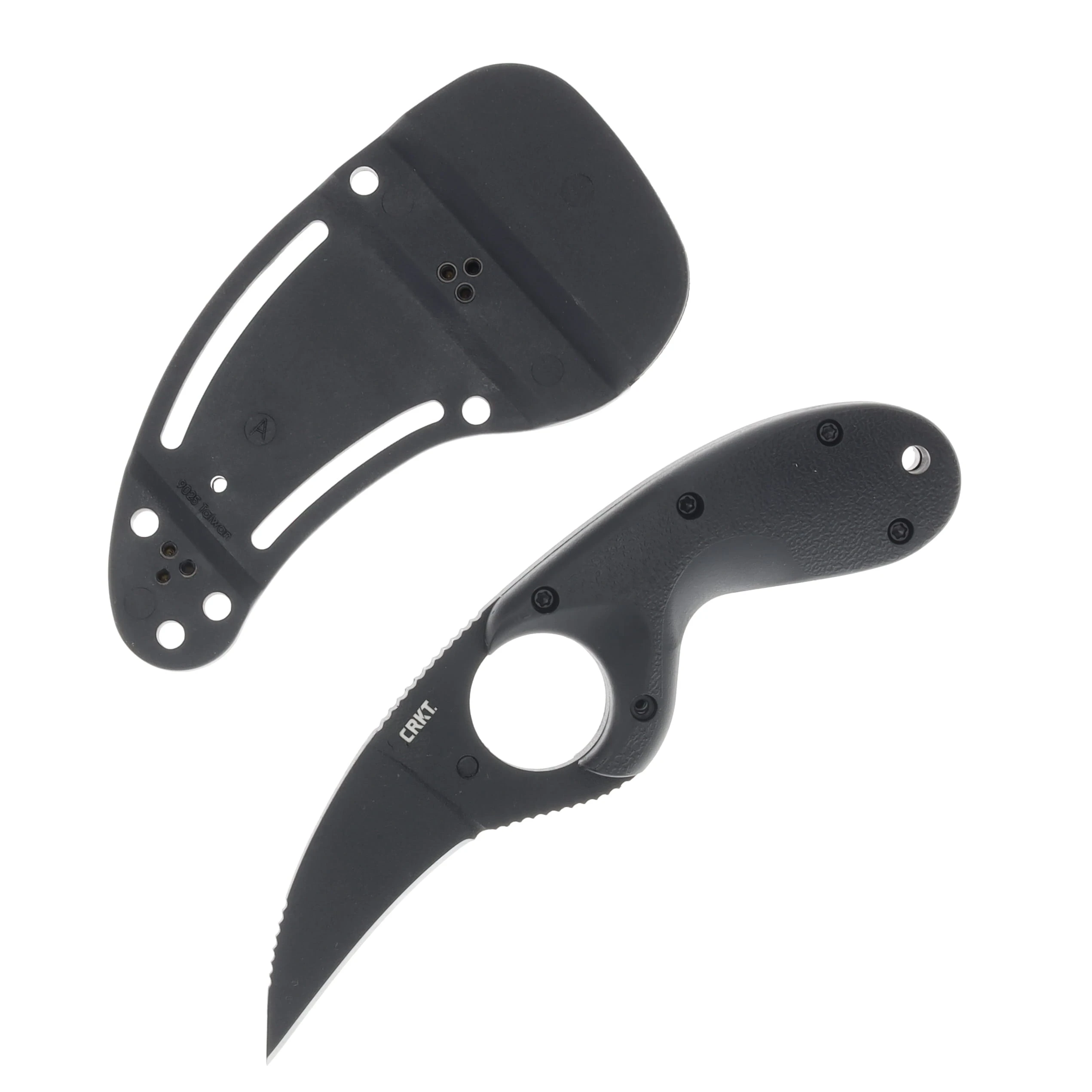 CRKT Bear Claw Fixed Blade River Knife Black Powder Coat/Black GRN CR2516K View 2
