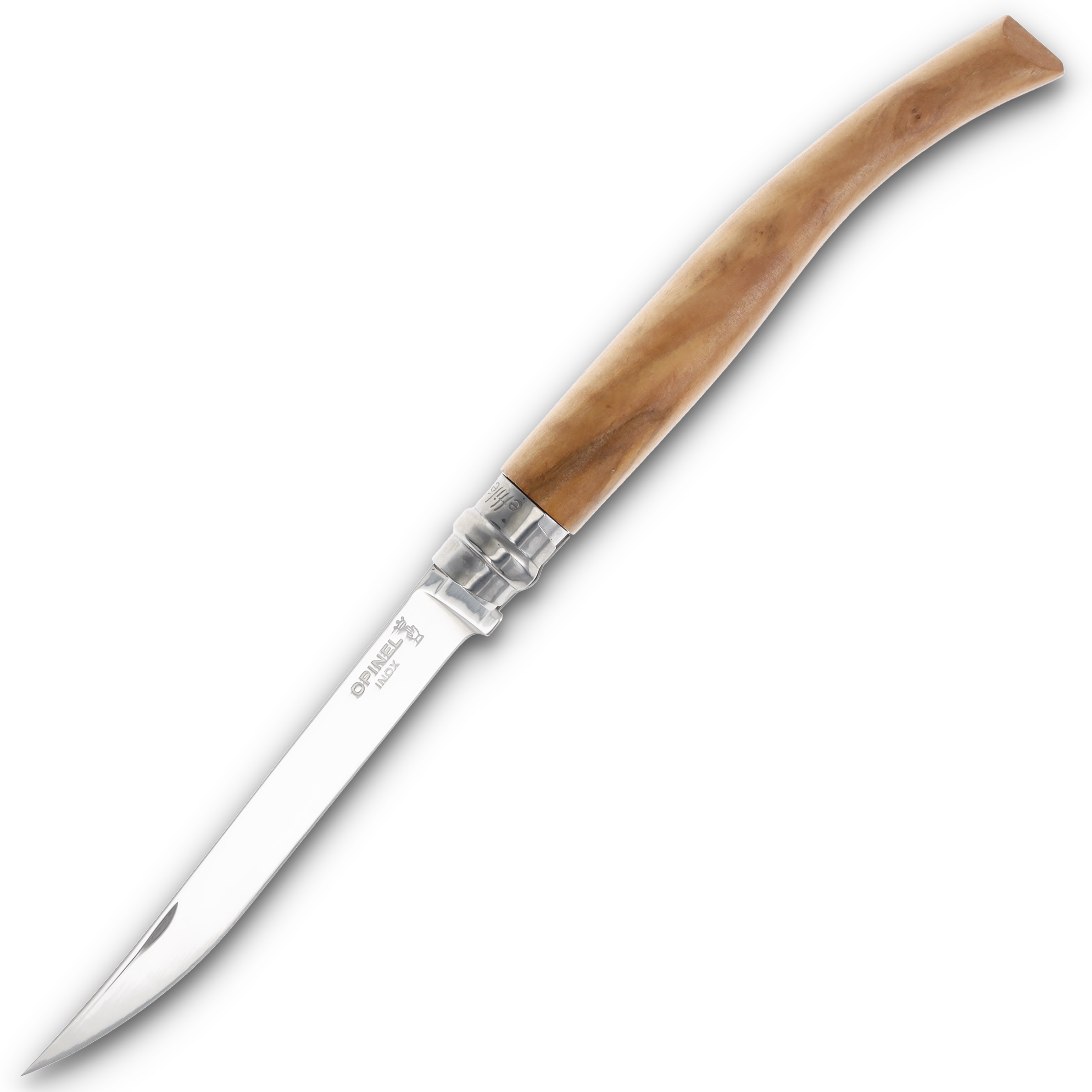 Opinel No12 Effile Folding Knife Olive Wood OP002564 View 1