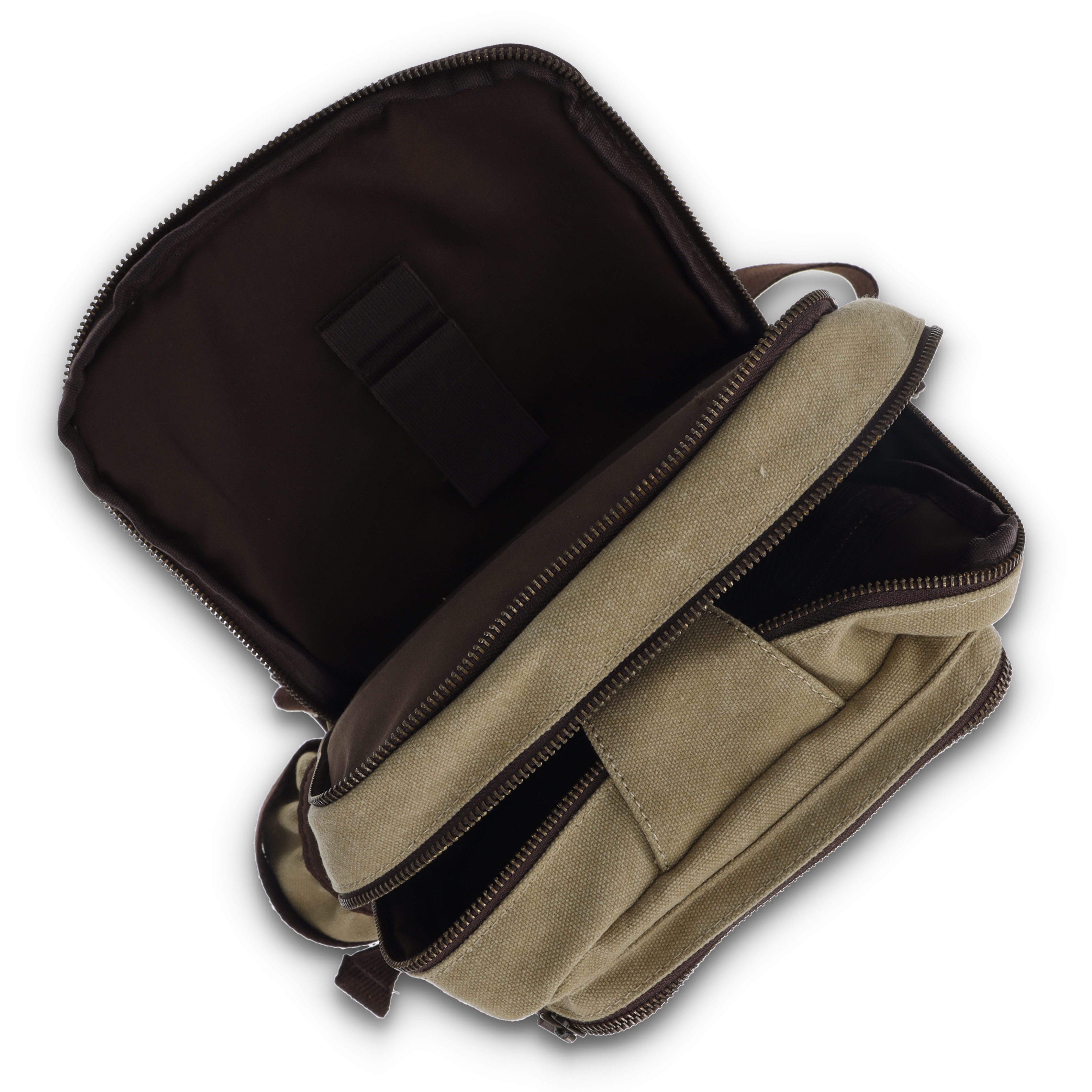 Fabigun Concealed Carry Backpack 3008 Khaki FAB3008KHA View 11
