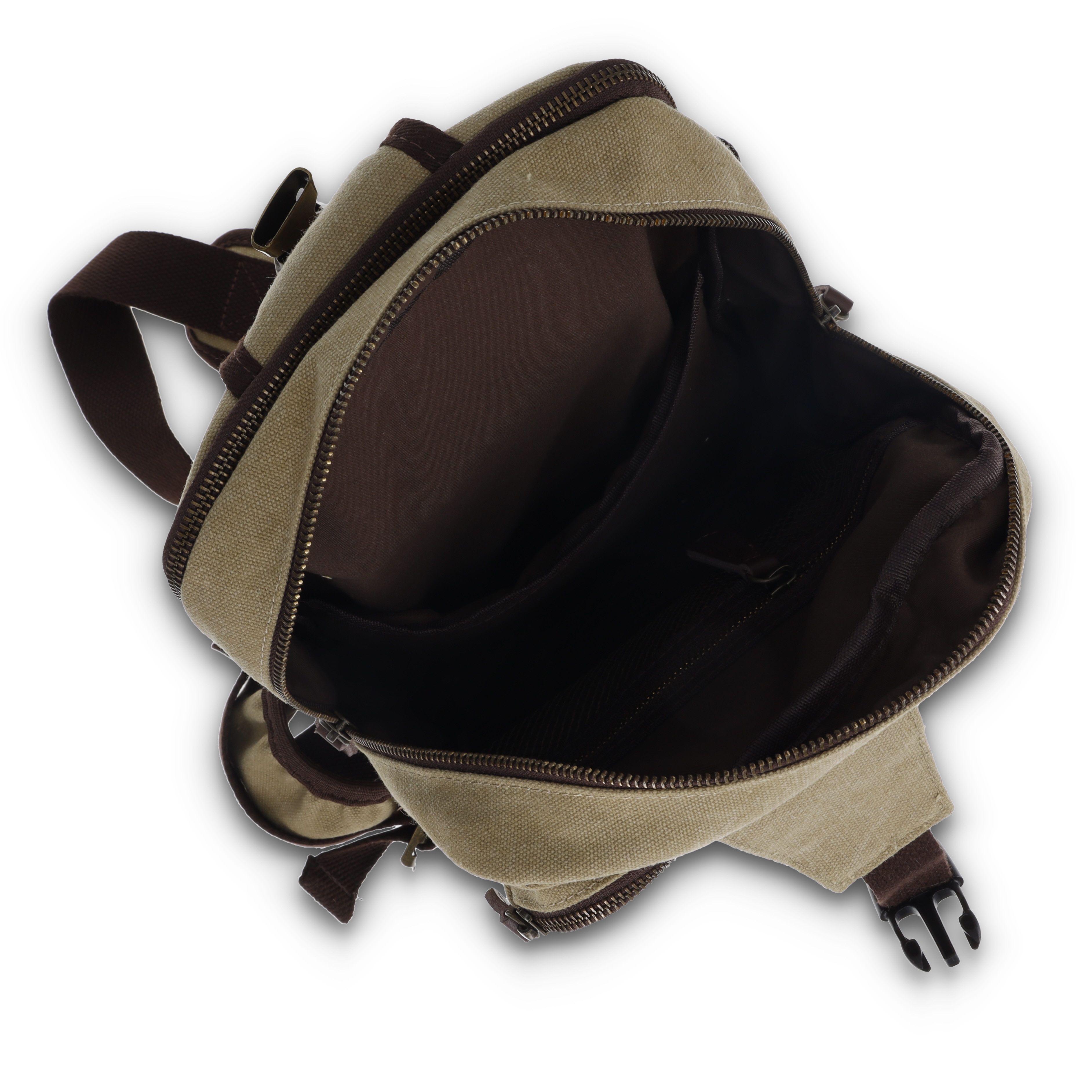 Fabigun Concealed Carry Backpack 3008 Khaki FAB3008KHA View 10