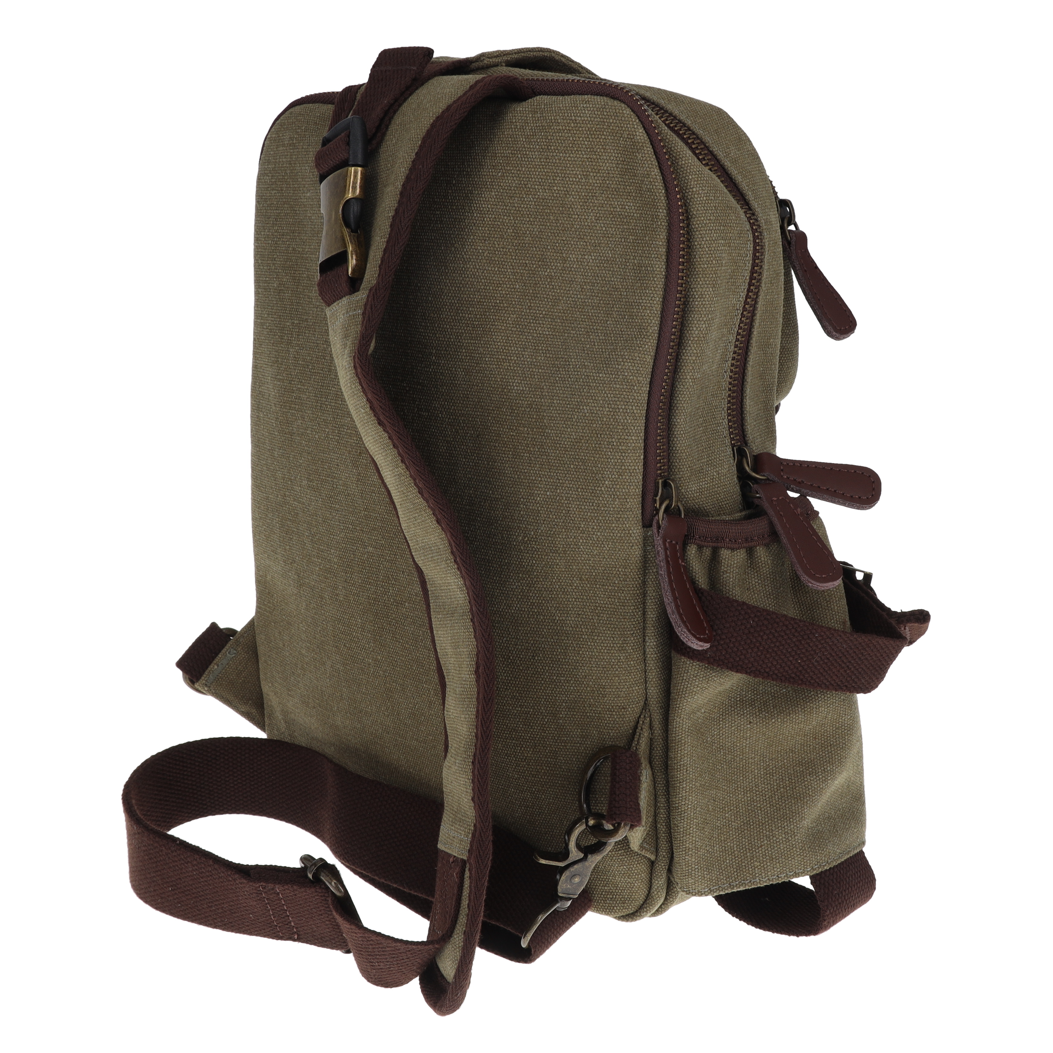 FabiGun Concealed Carry Backpack 3008 Army Green FAB3008GRN View 7