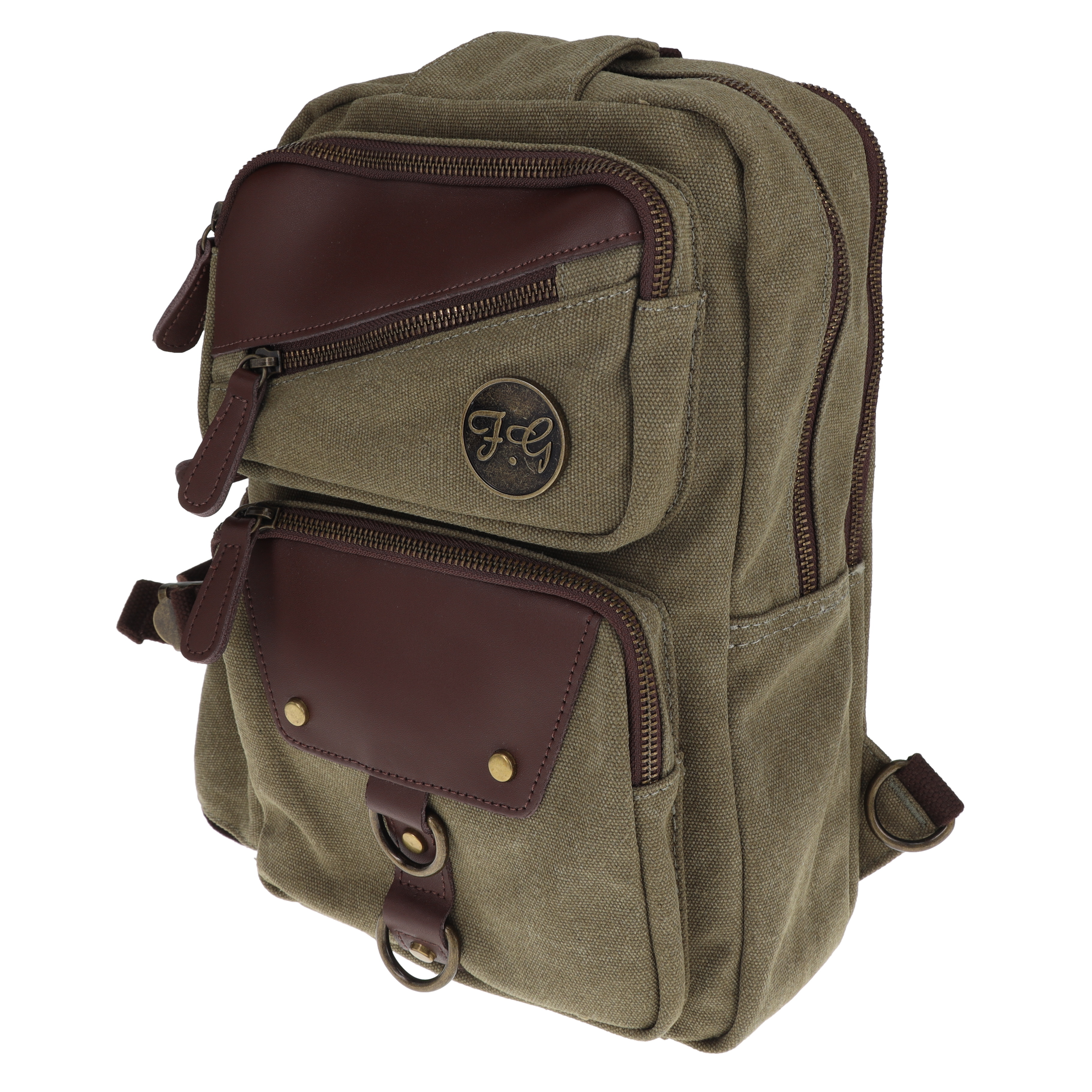 FabiGun Concealed Carry Backpack 3008 Army Green FAB3008GRN View 1