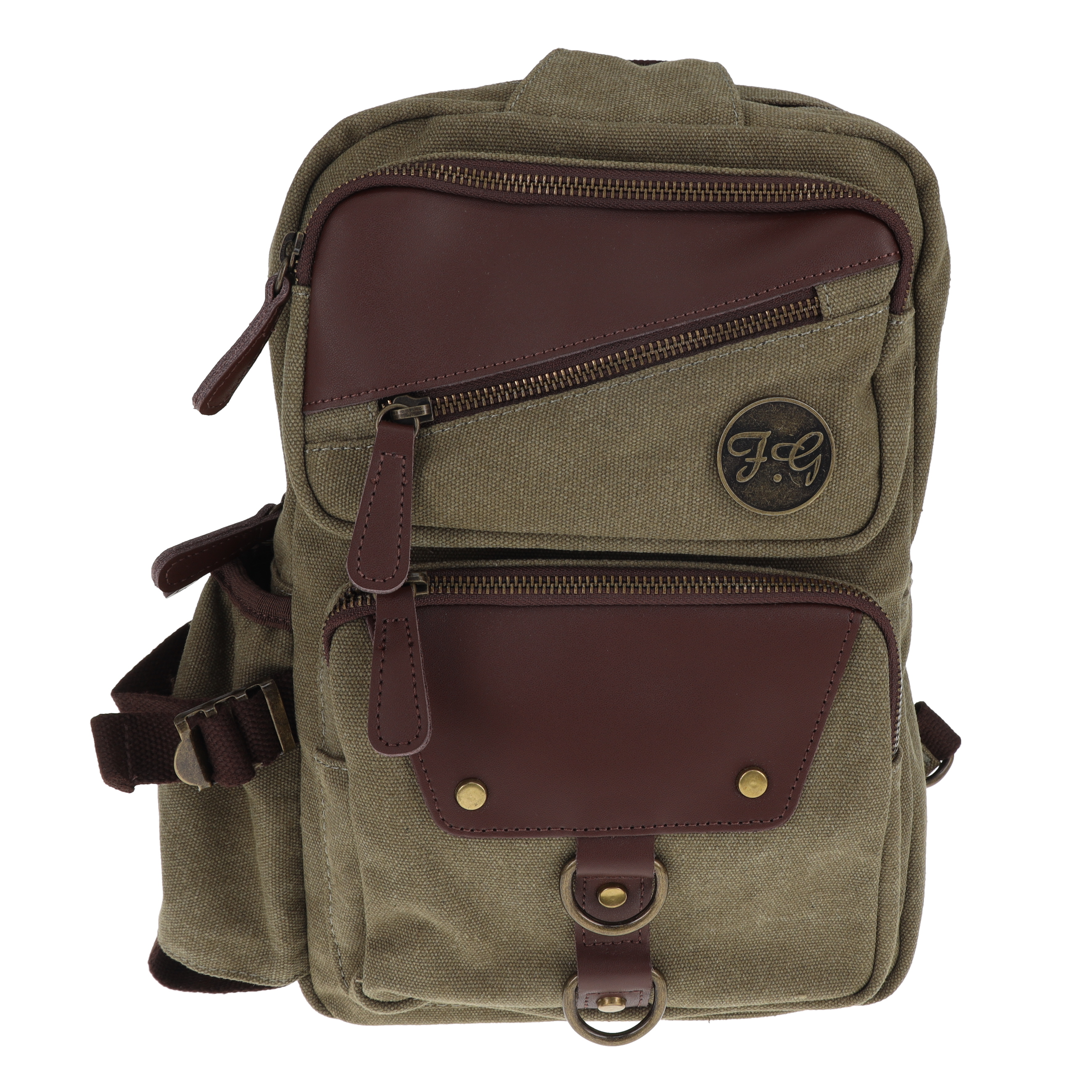 FabiGun Concealed Carry Backpack 3008 Army Green FAB3008GRN View 2