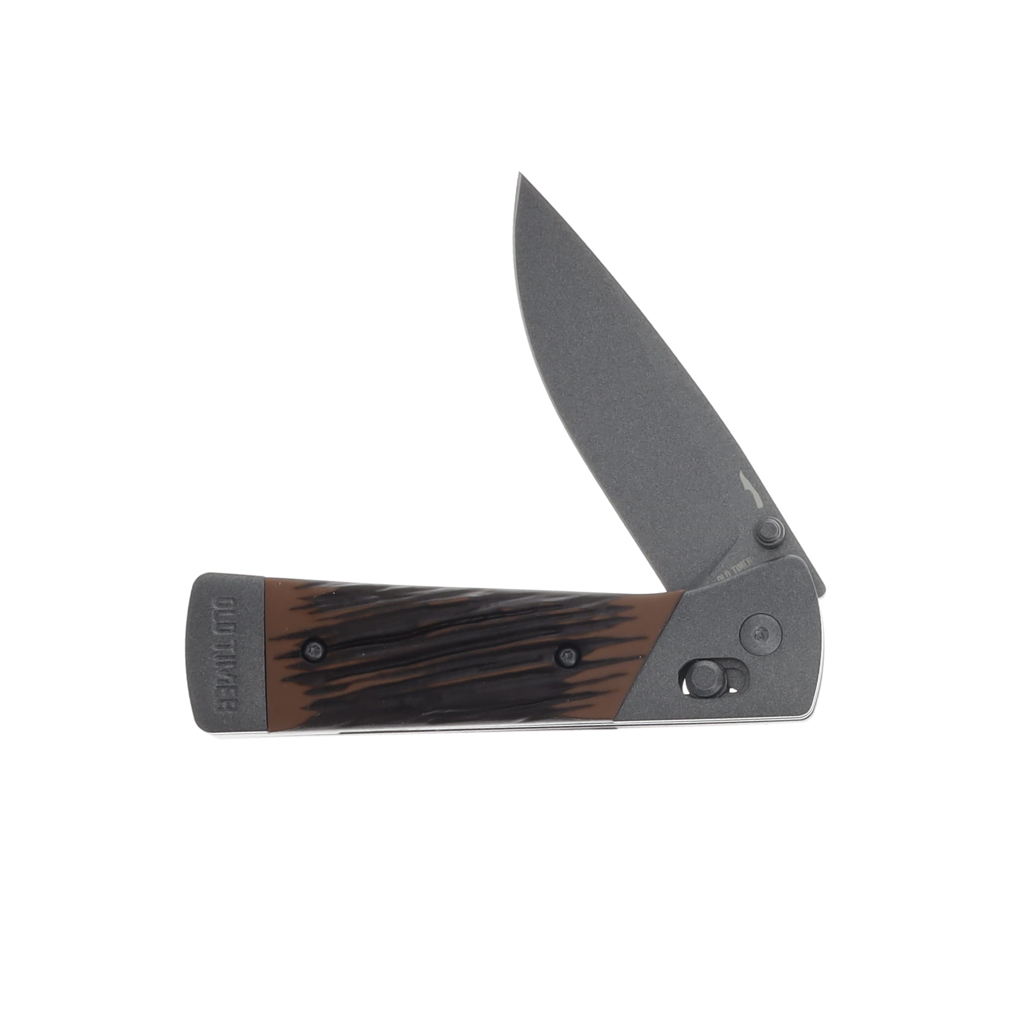 Old Timer Frontier Folding Knife 3.1 Inch Plain Drop Point Boxed 1203146 View 3