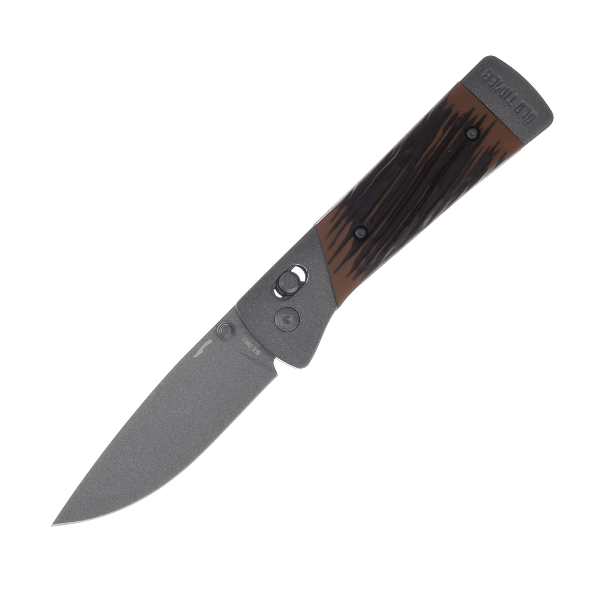 Old Timer Frontier Folding Knife 3.1 Inch Plain Drop Point Boxed 1203146 View 1
