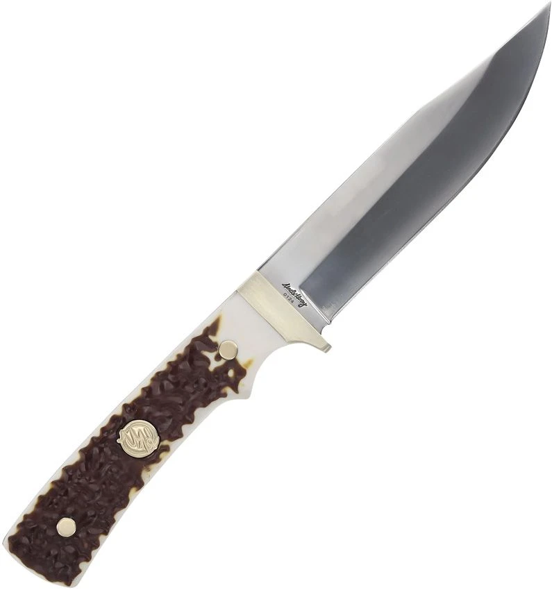 Uncle Henry Next Gen Series 190UH Bowie Knife Satin/Staglon 1205103 View 1