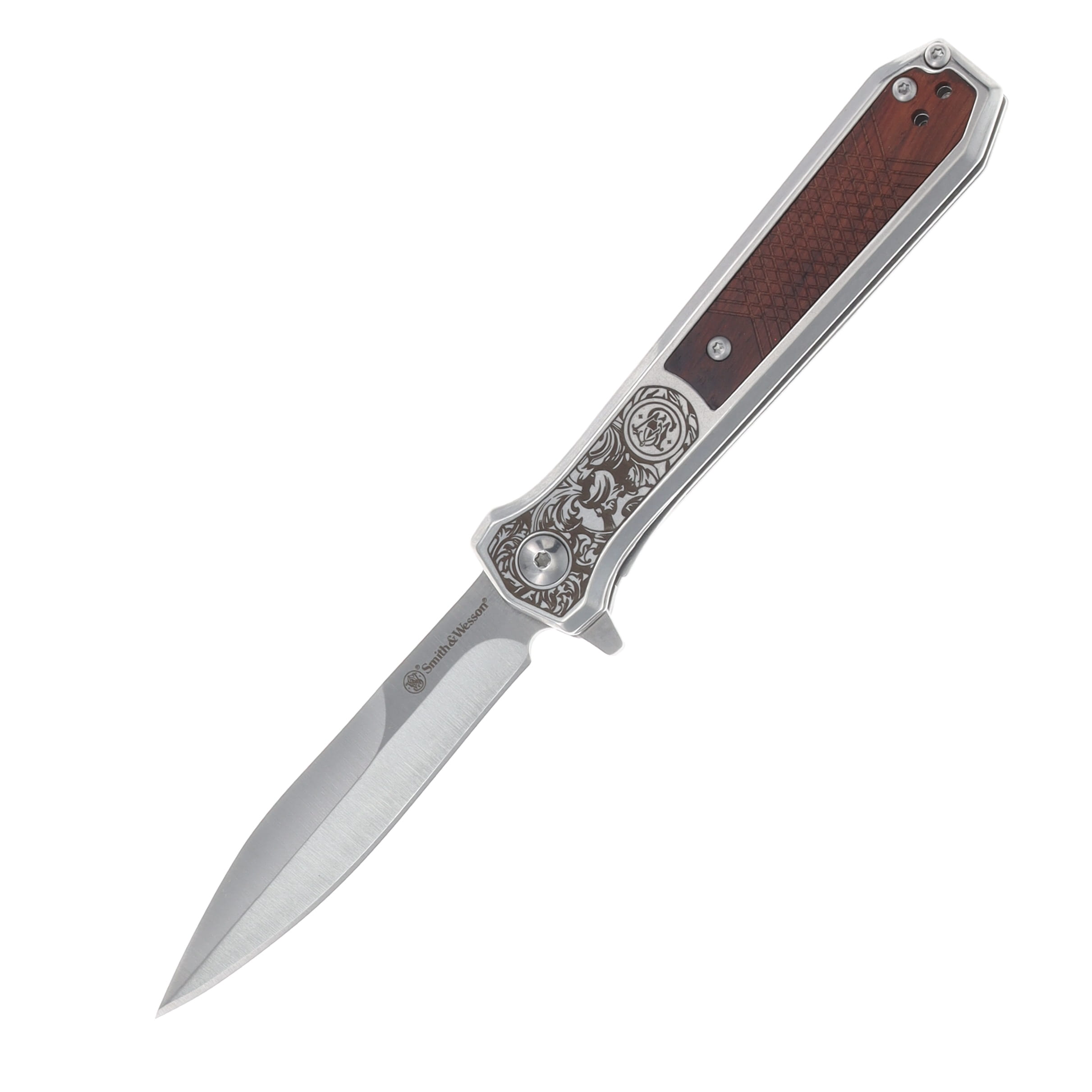 Smith & Wesson Unwavered Assisted Folding Knife 3.25in Dagger 1208413 View 1