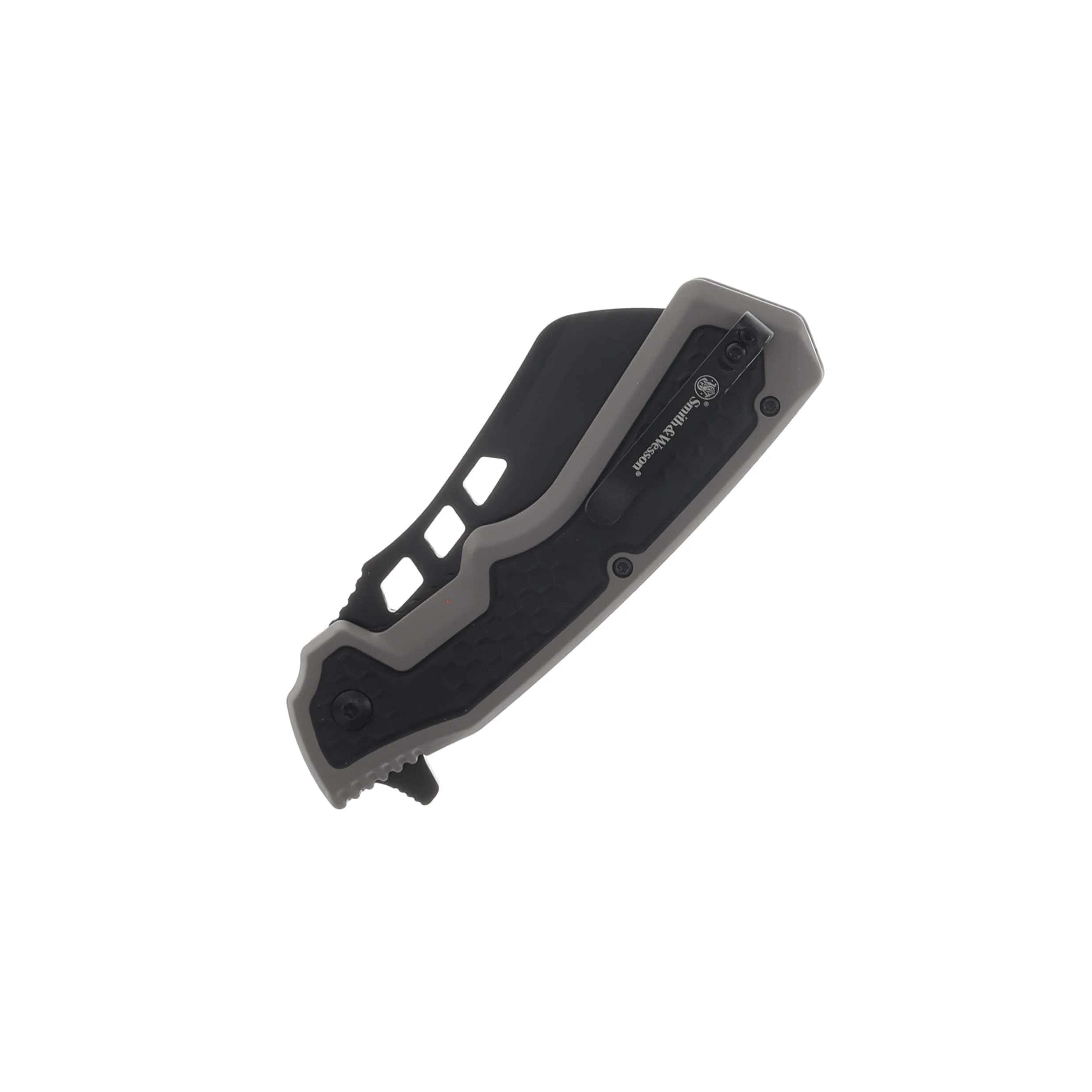 Smith & Wesson Extraction & Evasion Gray – Black 3.5in Plain Black Cleaver 1205012 View 4