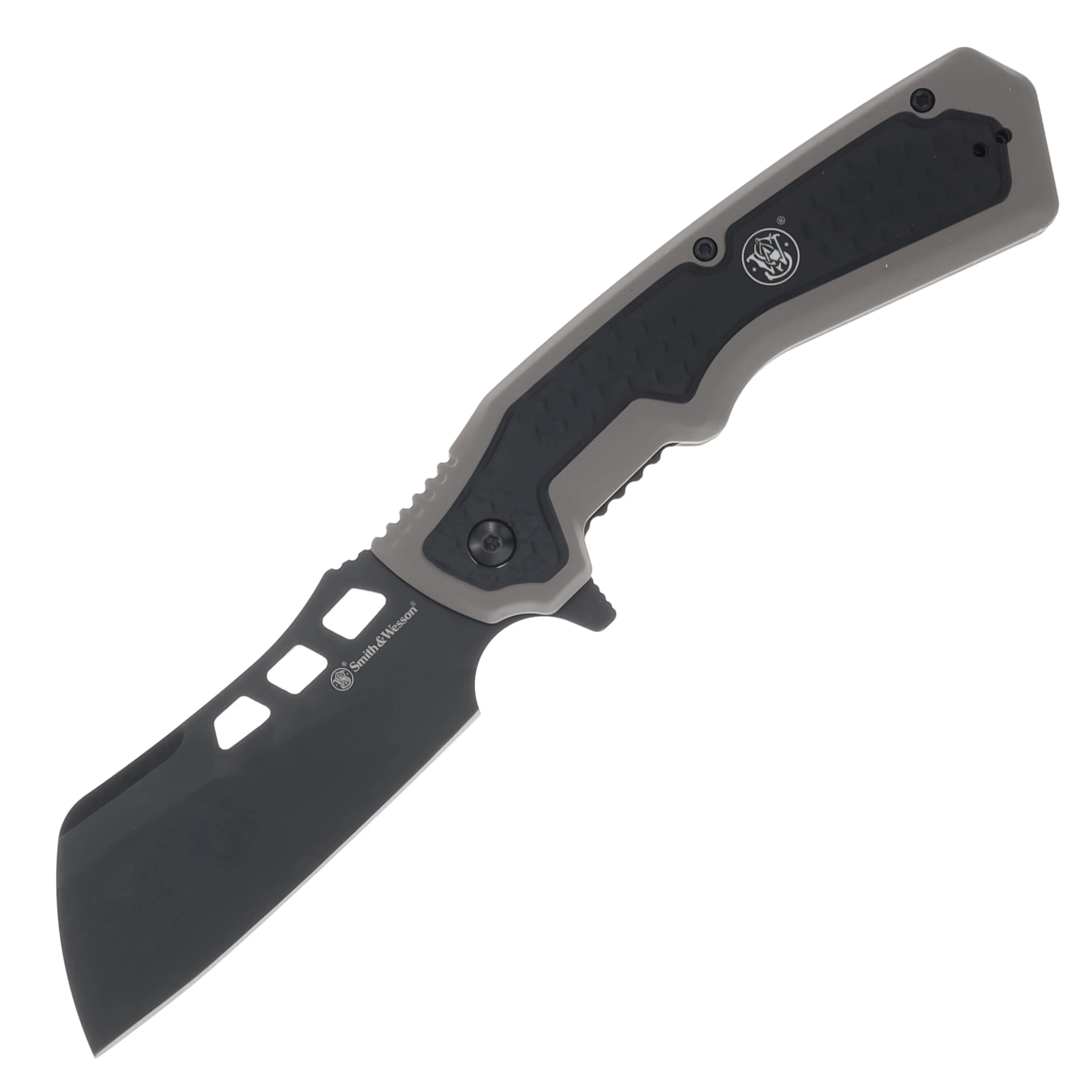 Smith & Wesson Extraction and Evasion Assisted 3.5in Black Cleaver 1208414 View 1