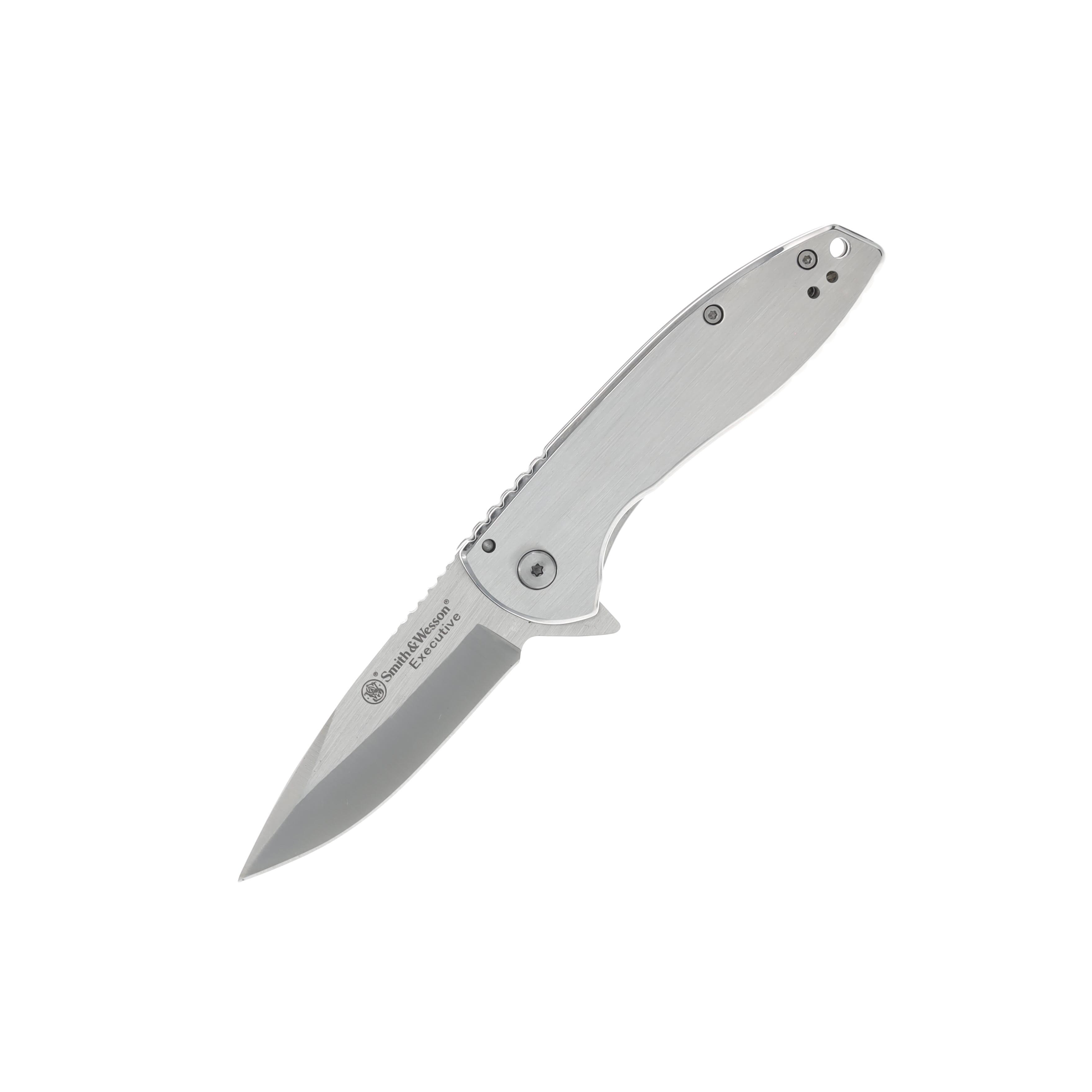 Smith & Wesson Executive Platinum Framelock 3.0in Stain Drop Point 1208415 View 1