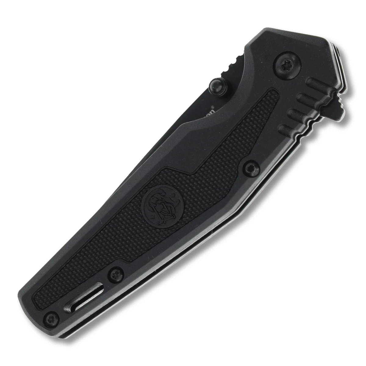 Smith & Wesson SWAT Spring Assisted Knife 3in Plain Black Drop Point 1205909 View 4