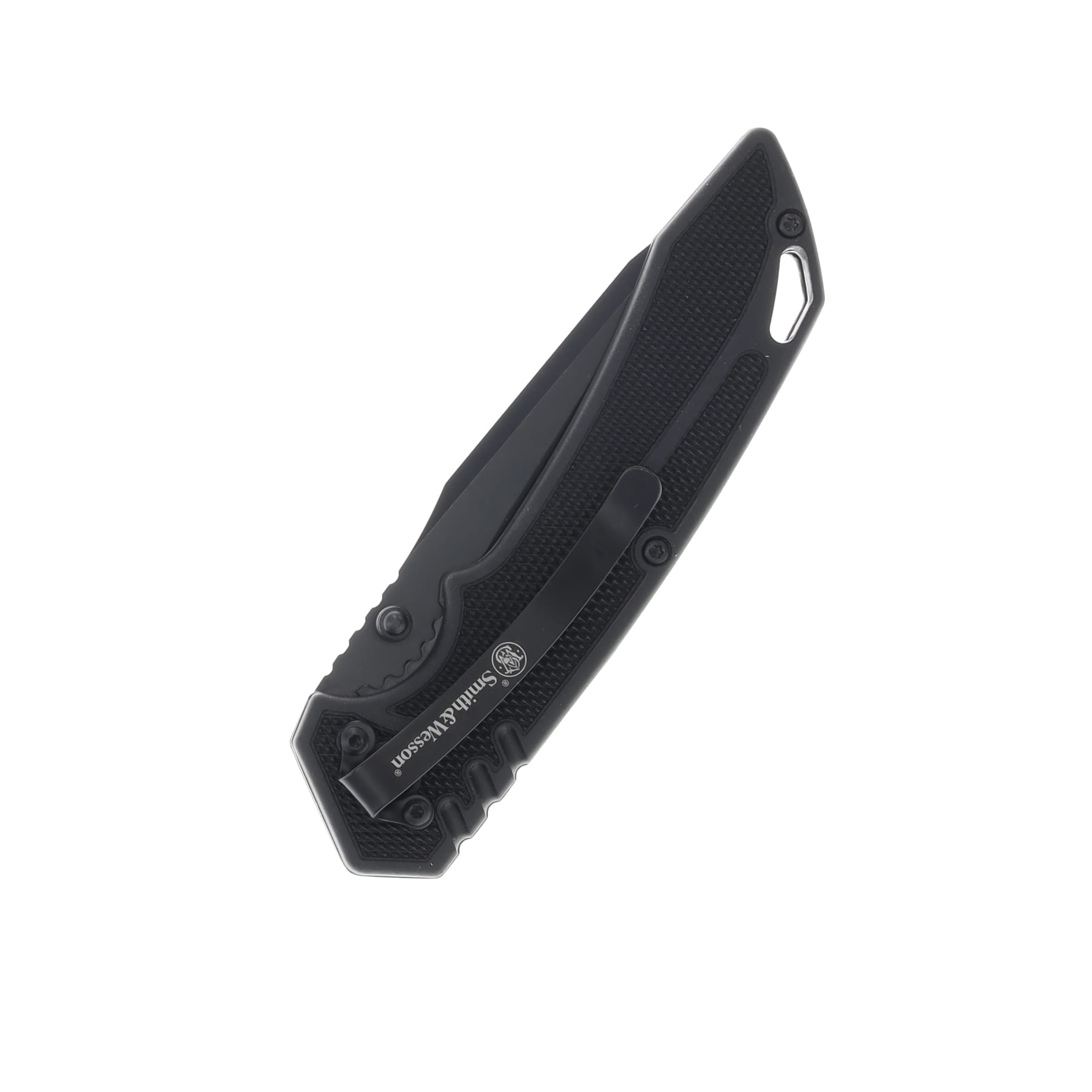 Smith & Wesson Special Ops 3.5in Black Partially Serrated Clip Point 1209514 View 2