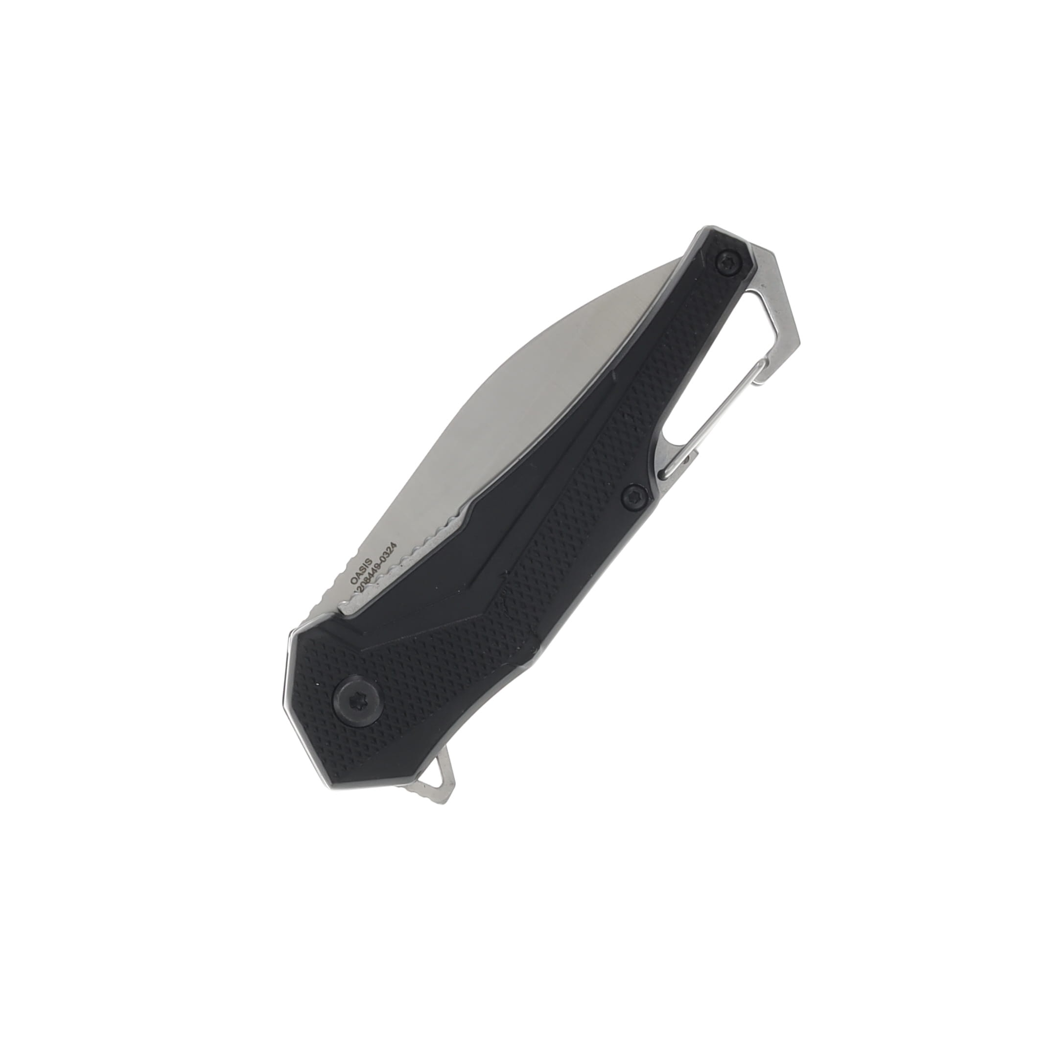 Smith and Wesson Oasis Carabiner Folding Knife 3in Drop Point blade 1206288 View 4