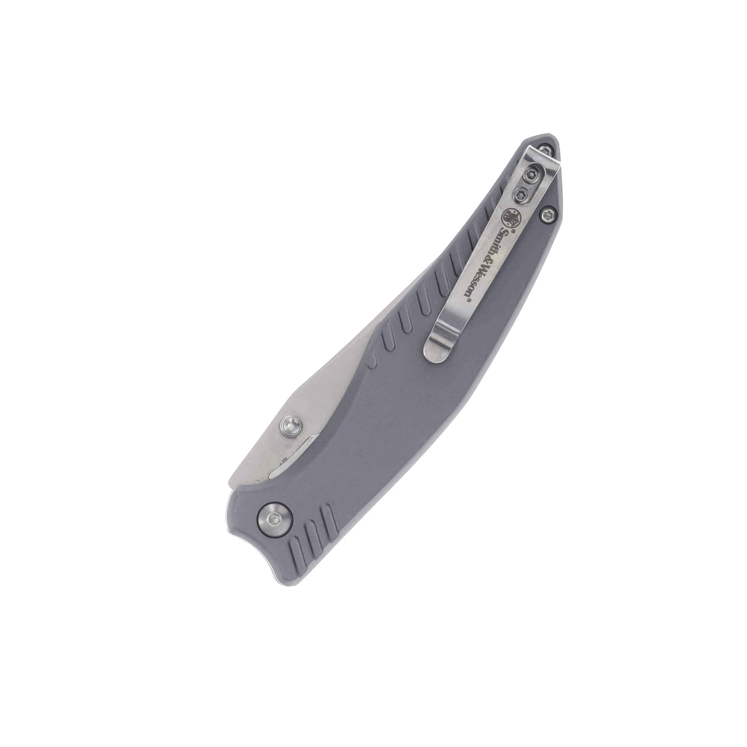 Smith & Wesson Black Ops Gray Folding Knife 3.35in Satin Clip Point 1209511 View 2