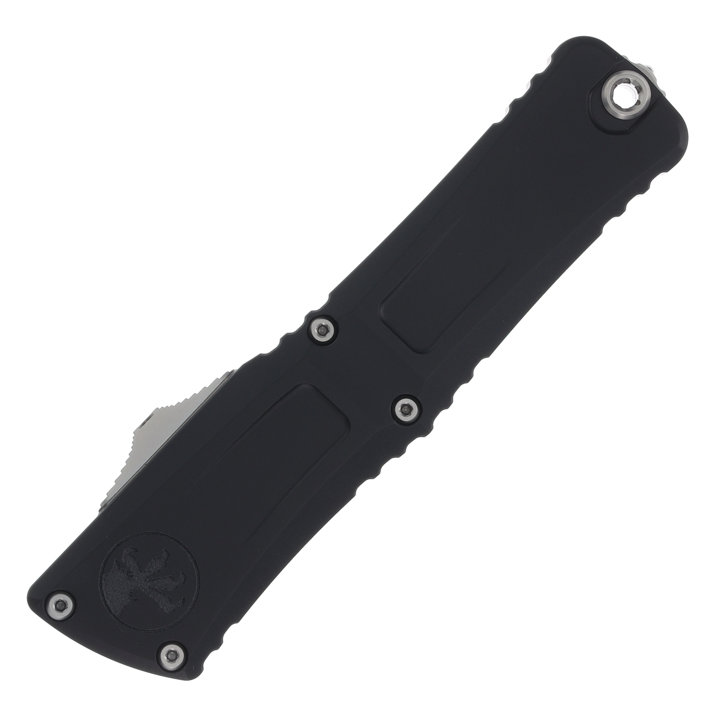 Microtech Combat Troodon OTF Stonewash M390MK 3.81" Dagger Black AUMT114211 View 3
