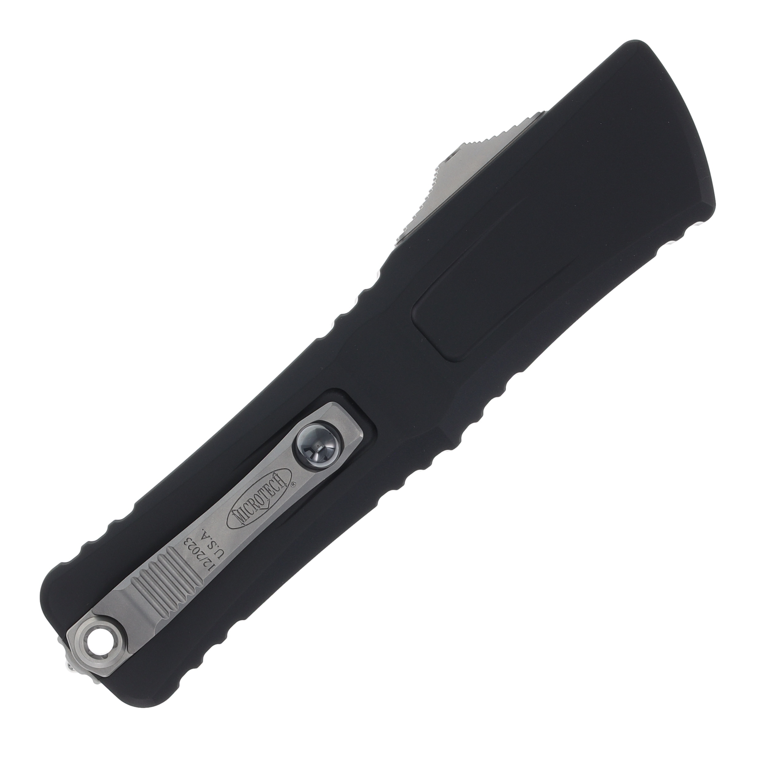 Microtech Combat Troodon OTF Stonewash M390MK 3.81" Dagger Black AUMT114211 View 4