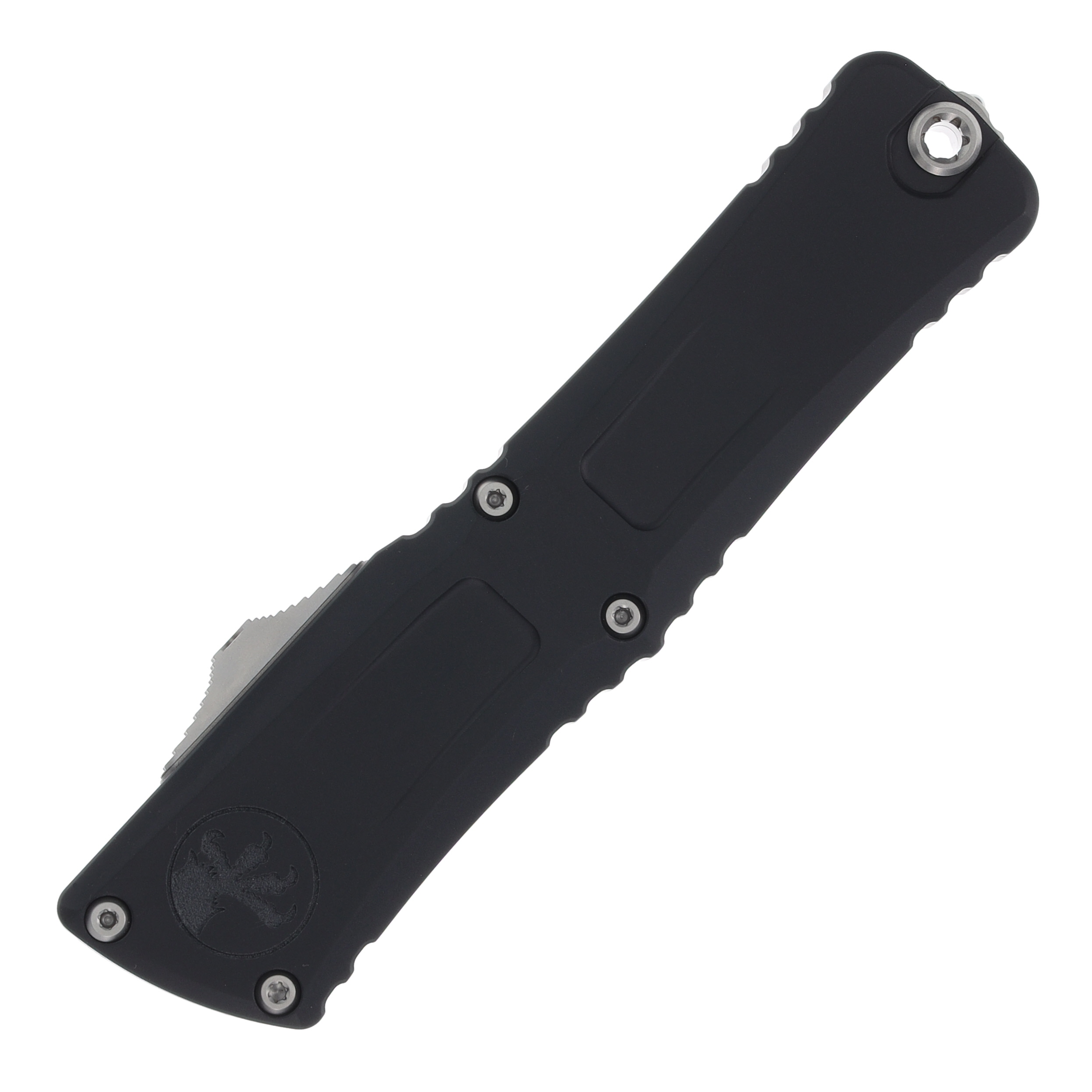 Microtech Combat Troodon OTF Serrated Stonewash M390MK 3.81" Dagger Black AUMT114212 View 3
